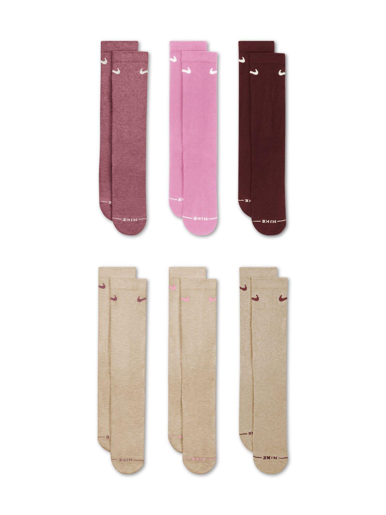 Image 2 of 4 of Nike Unisex Everyday Elevated Crew Socks 6 Pack - Multi