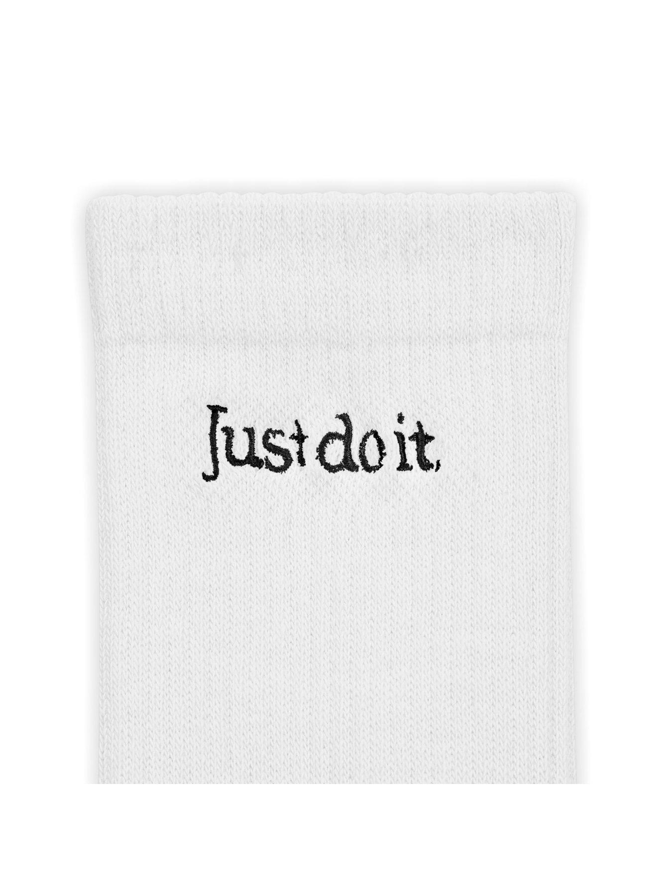 image of nike-unisex-everyday-elevated-just-do-it-crew-socks-2-pack-multi