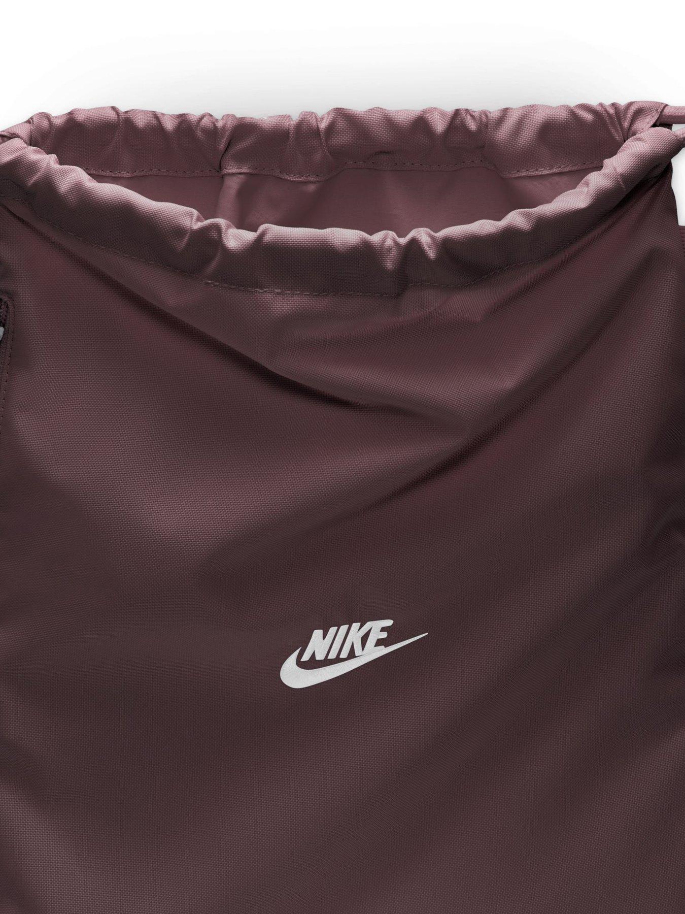  image of nike-unisex-heritage-drawstring-bag-20-purple