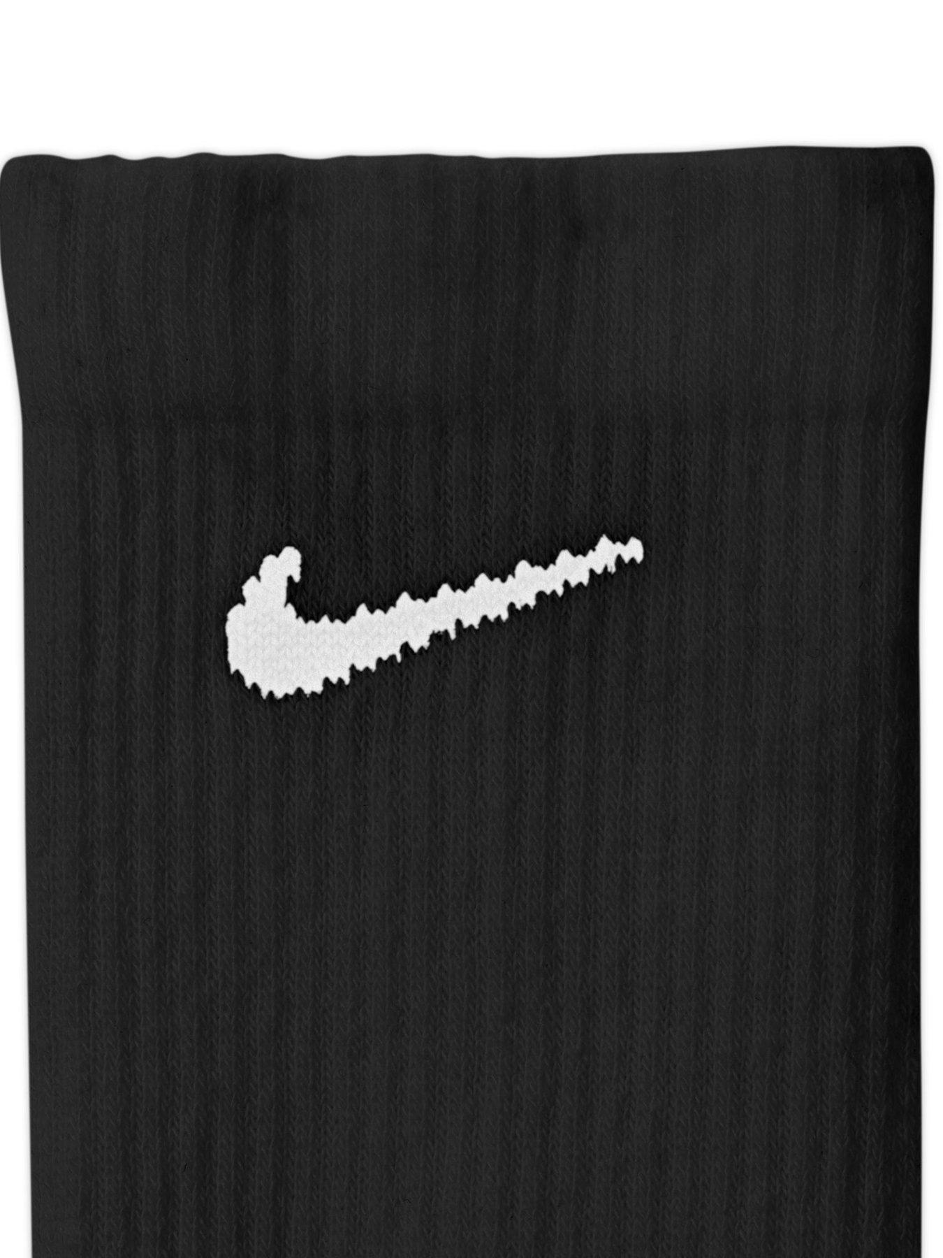Image 4 of 4 of Nike Unisex Everyday Elevated Crew Socks 6 Pack - Black