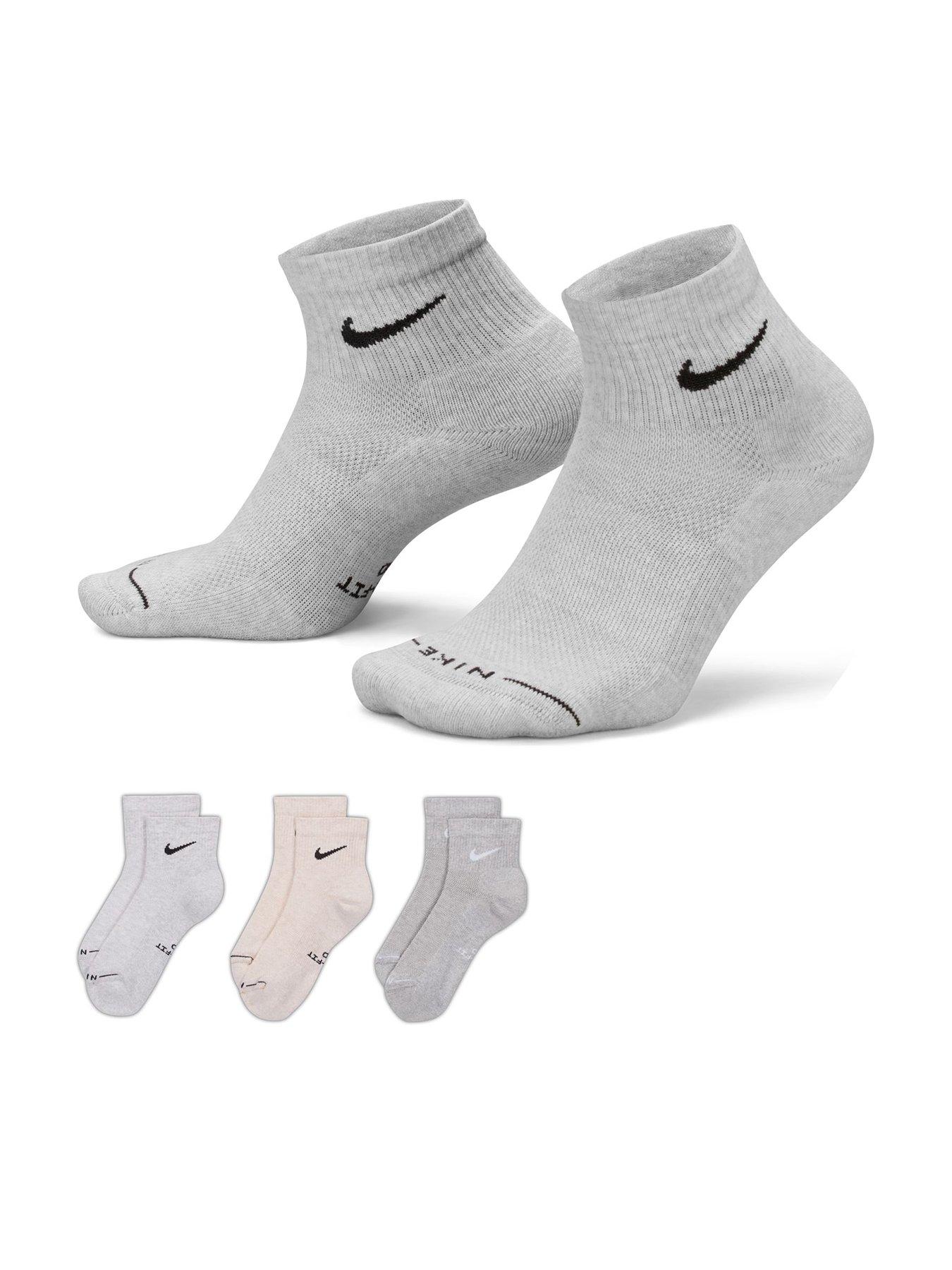 Image 1 of 4 of Nike Unisex Everyday Elevated Ankle Socks 3 Pack - Multi