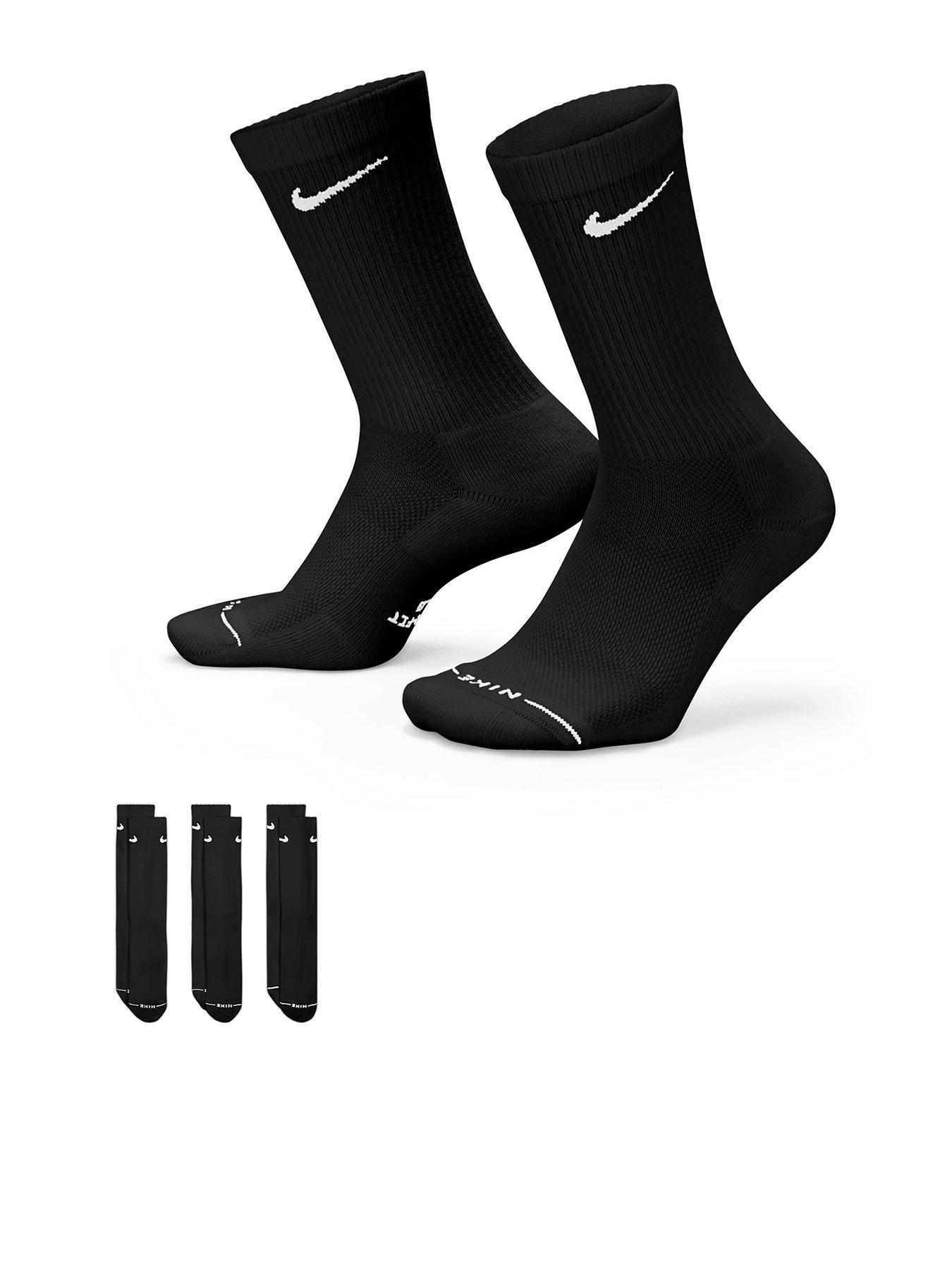 Nike Unisex Everyday Elevated Crew Socks 3 Pack - Multi