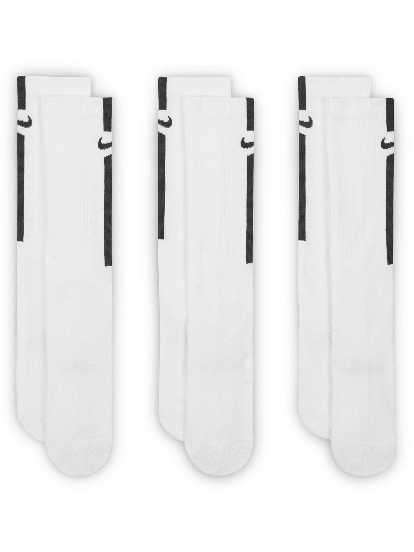  image of nike-unisex-everyday-elevated-stripe-crew-socks-3-pack-white