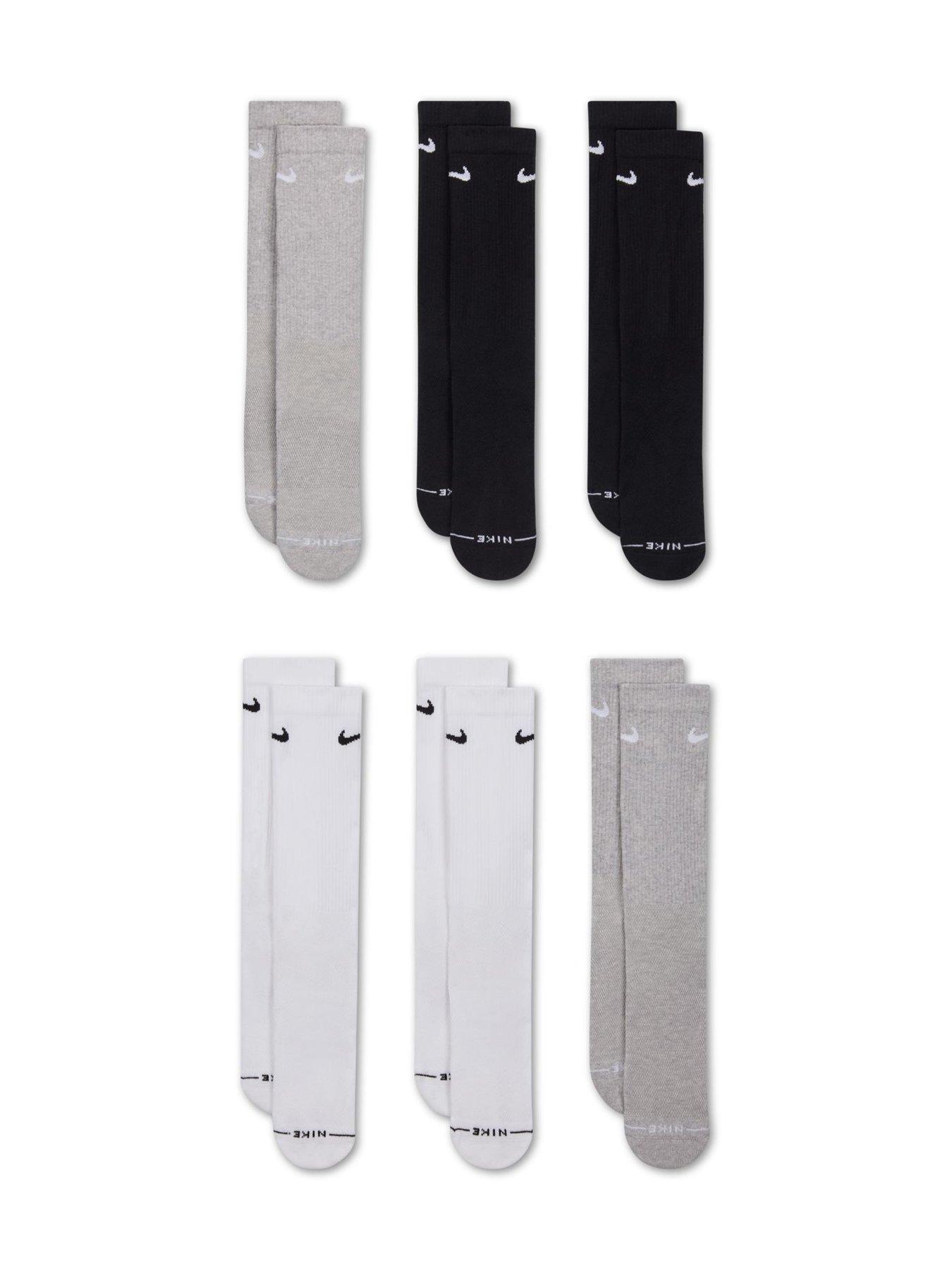  image of nike-unisex-everyday-elevated-crew-socks-6-pack-multi