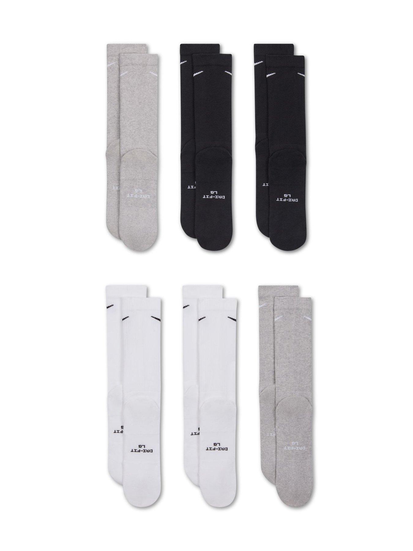 Image 3 of 4 of Nike Unisex Everyday Elevated Crew Socks 6 Pack - Multi