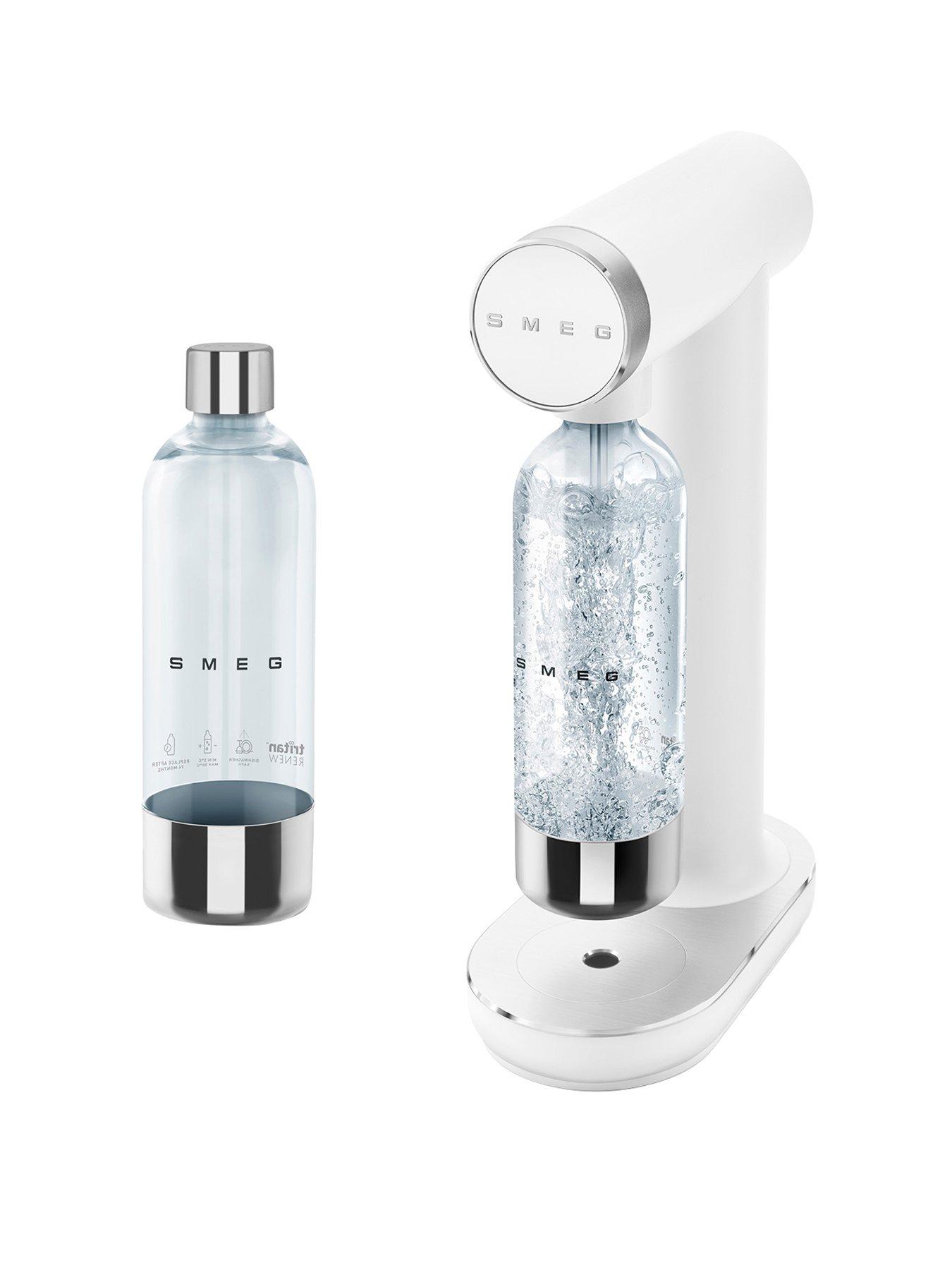Smeg Soda Maker White with Additional Bottle