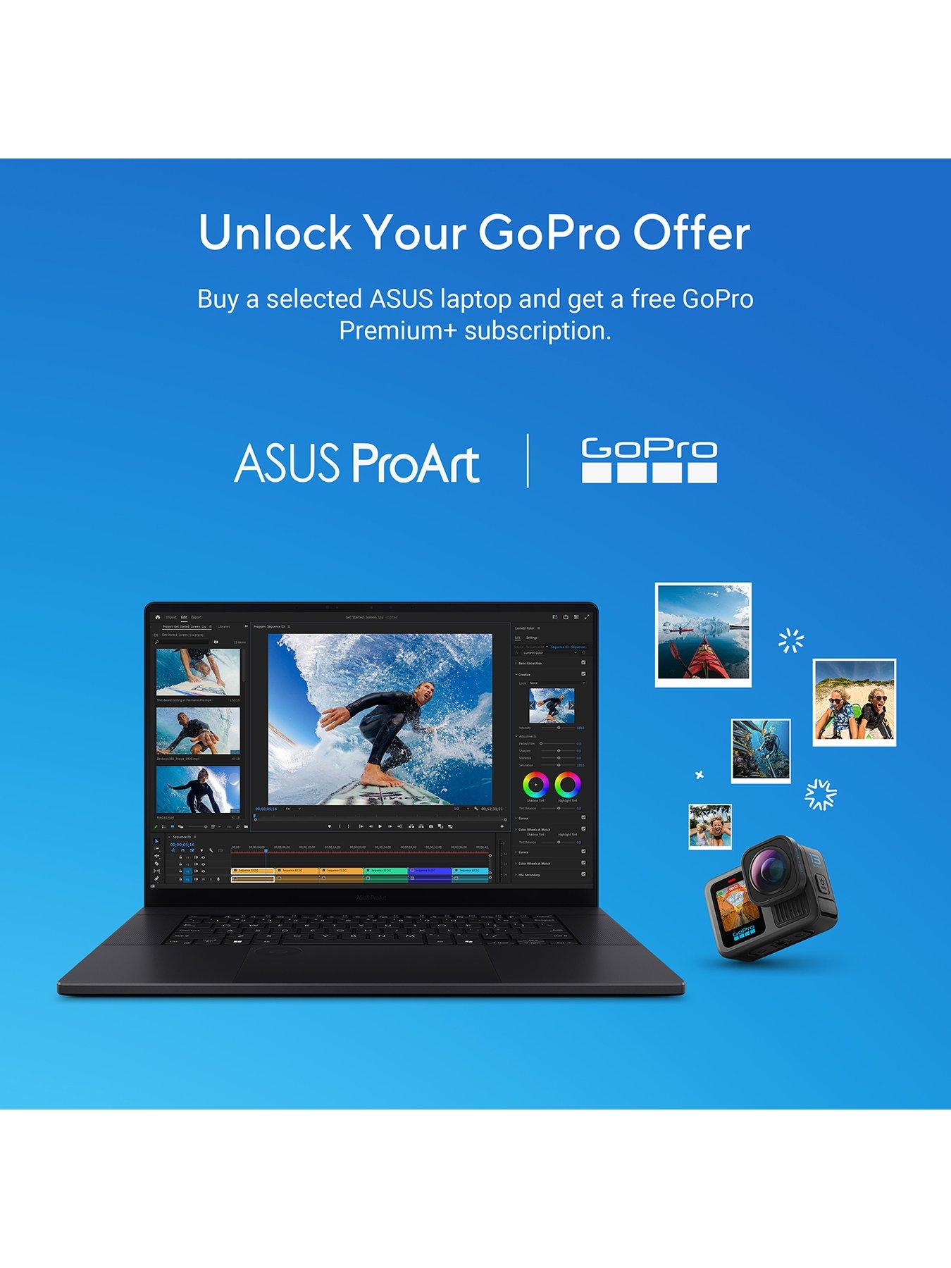  image of asus-proart-p16nbspcopilot-pc-laptop--nbsp16in-4k-oled-touchscreen-amd-ryzen-ai-9-geforce-rtx-5080-64gb-ram-2tb-ssd-black