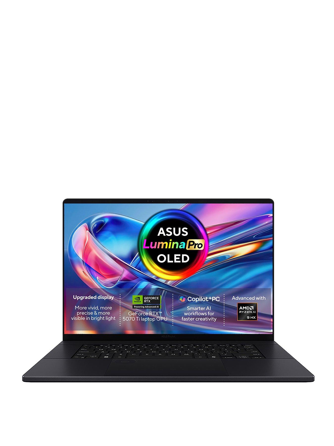 asus-proart-p16nbspcopilot-pc-laptop-16in-4k-oled-touchscreennbspamd-ryzen-ai-9-geforce-rtx-5070-tinbsp32gb-ram-2tb-ssd-black