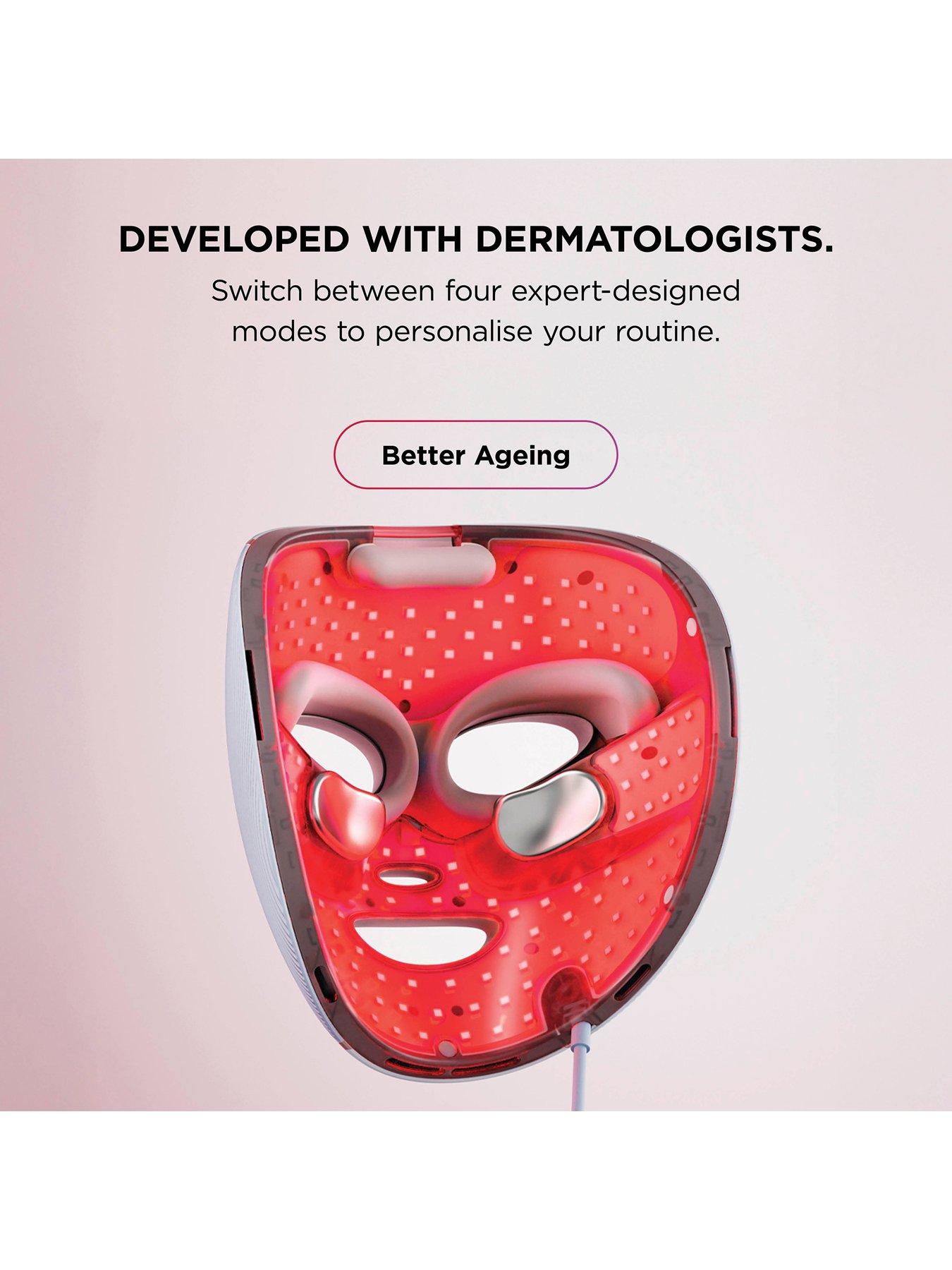 Image 2 of 7 of Shark CryoGlow Under-Eye Cooling &amp; LED Anti-Ageing &amp; Blemish Repair Mask - Frosted Sage