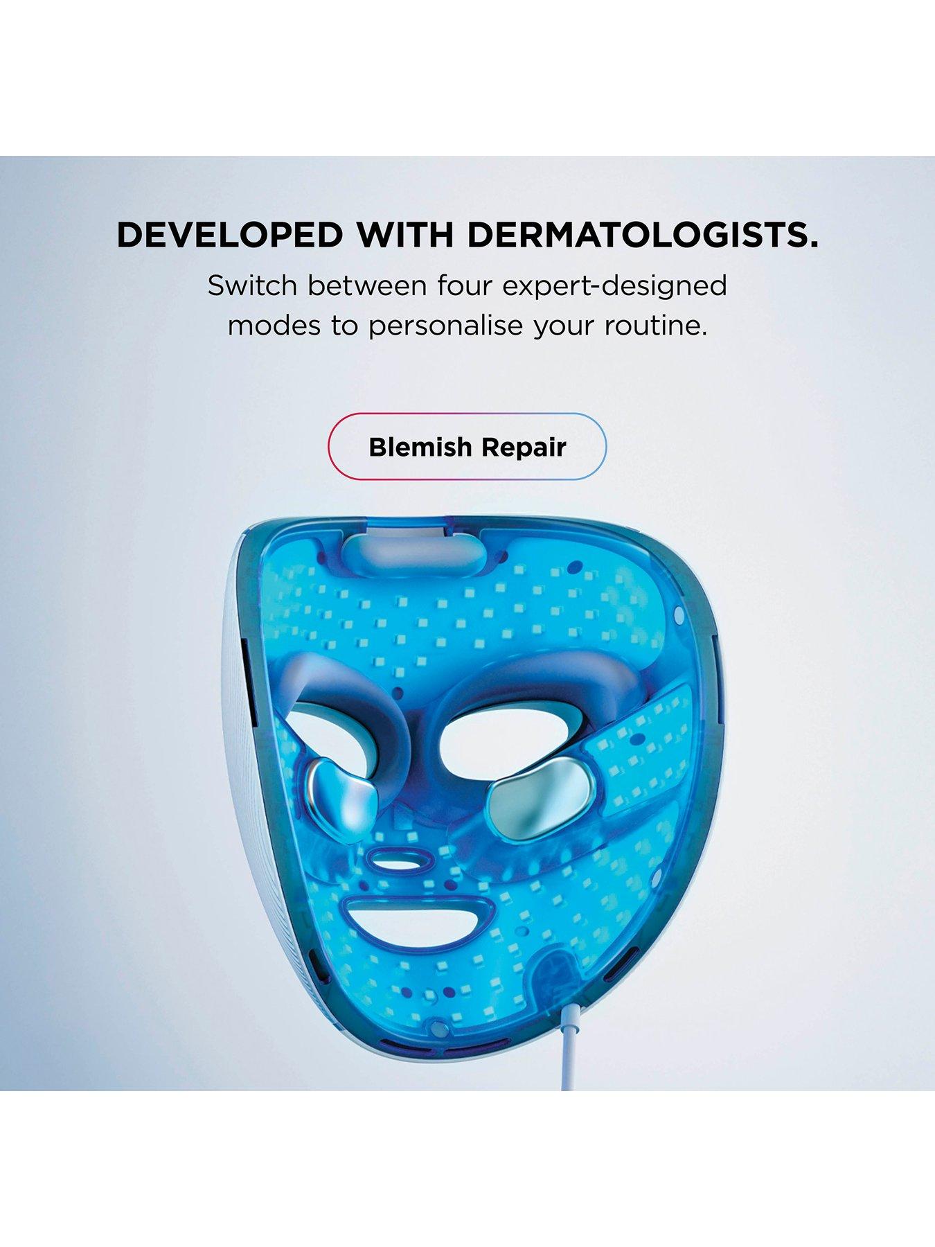 Image 3 of 7 of Shark CryoGlow Under-Eye Cooling &amp; LED Anti-Ageing &amp; Blemish Repair Mask - Frosted Sage