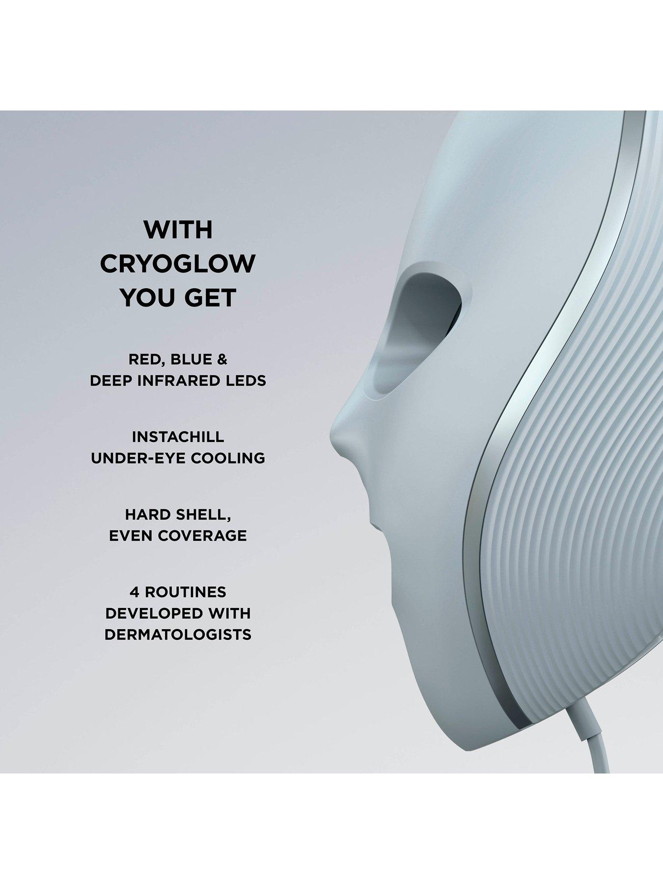 Image 6 of 7 of Shark CryoGlow Under-Eye Cooling &amp; LED Anti-Ageing &amp; Blemish Repair Mask - Frosted Sage
