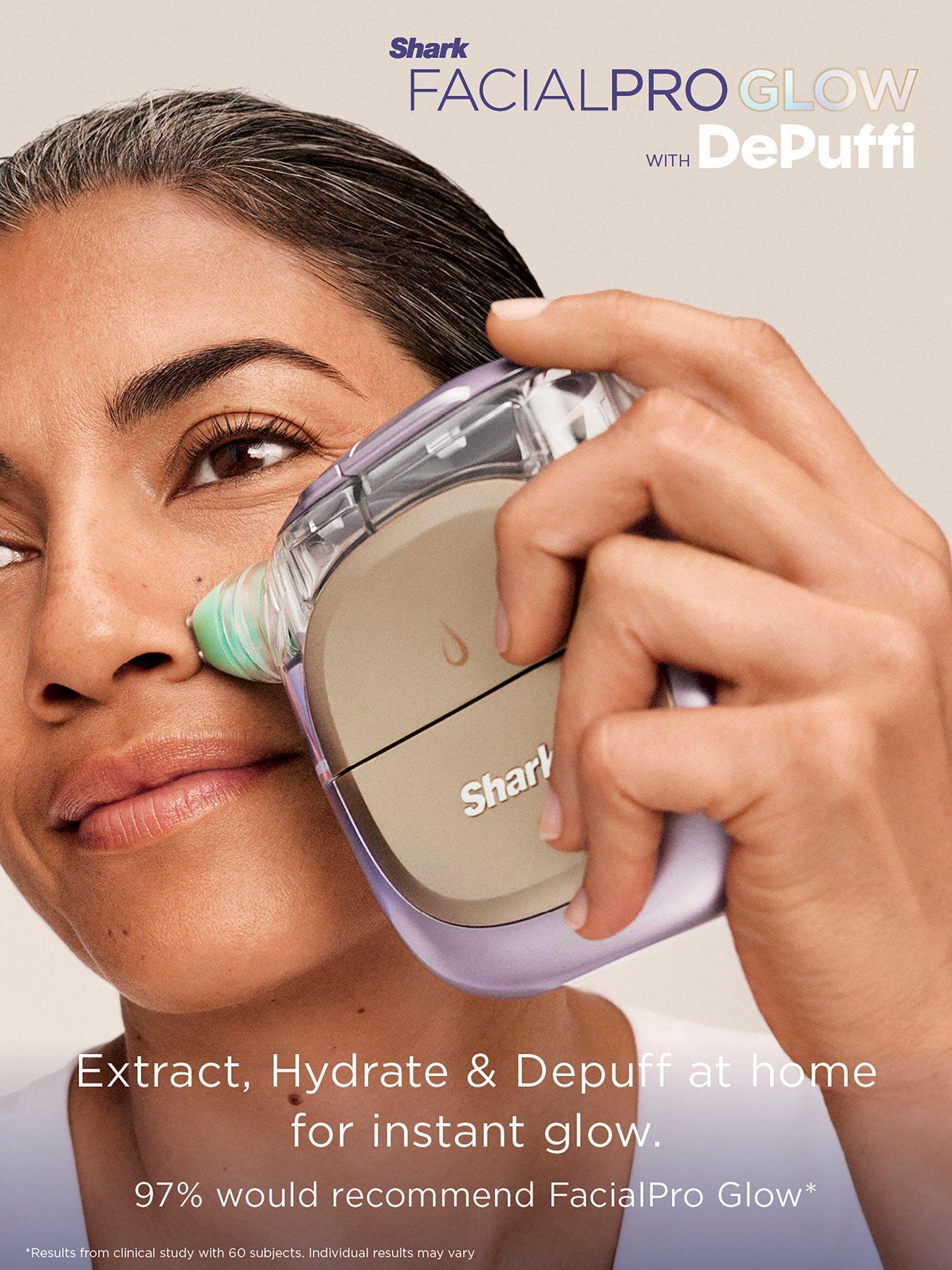 Image 2 of 7 of Shark FacialPro Glow + Depuffi at&nbsp;home&nbsp;facial - Spa Purple