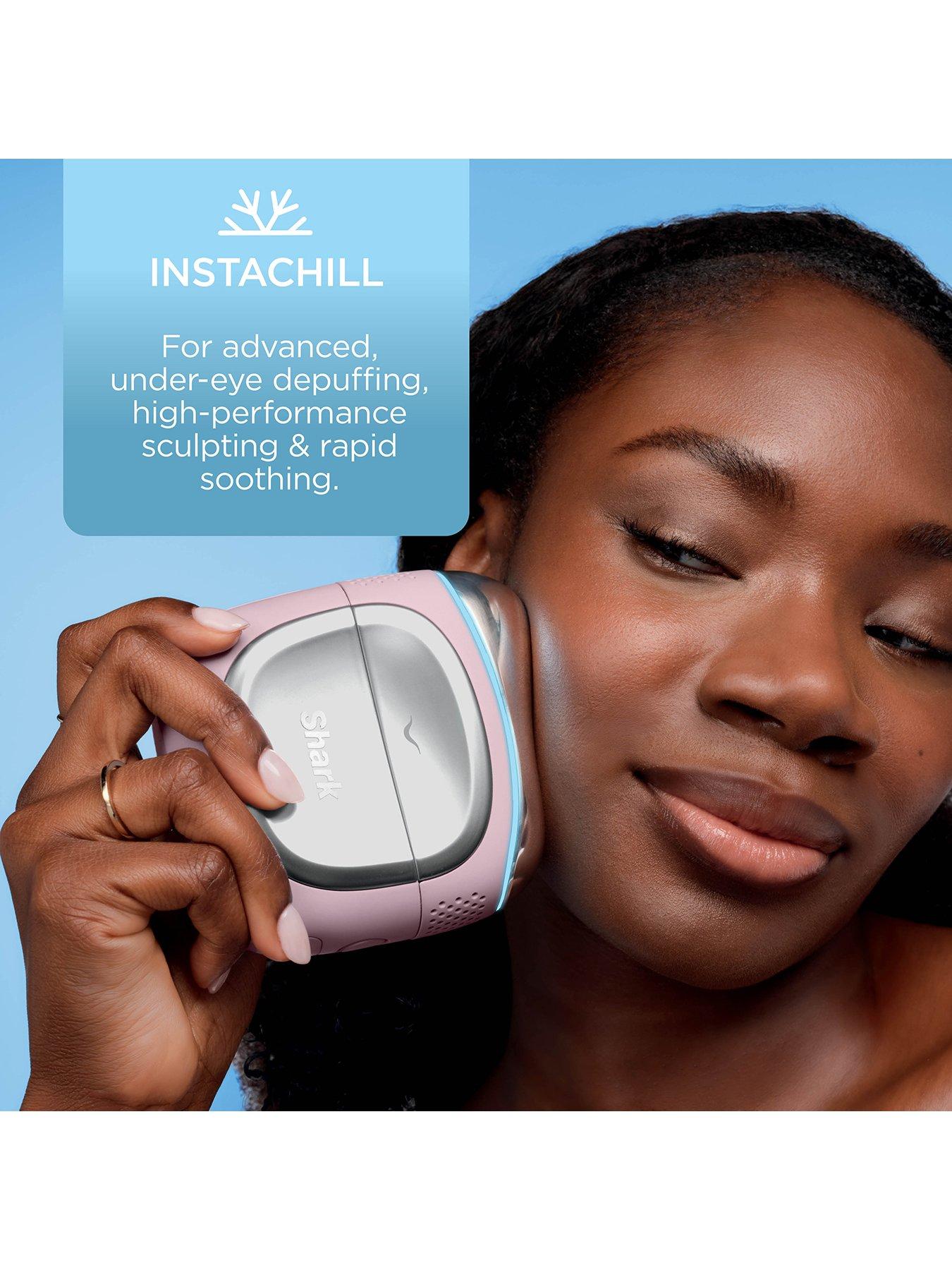 Image 4 of 6 of Shark Depuffi contrast therapy sculpting tool - Peony Pink