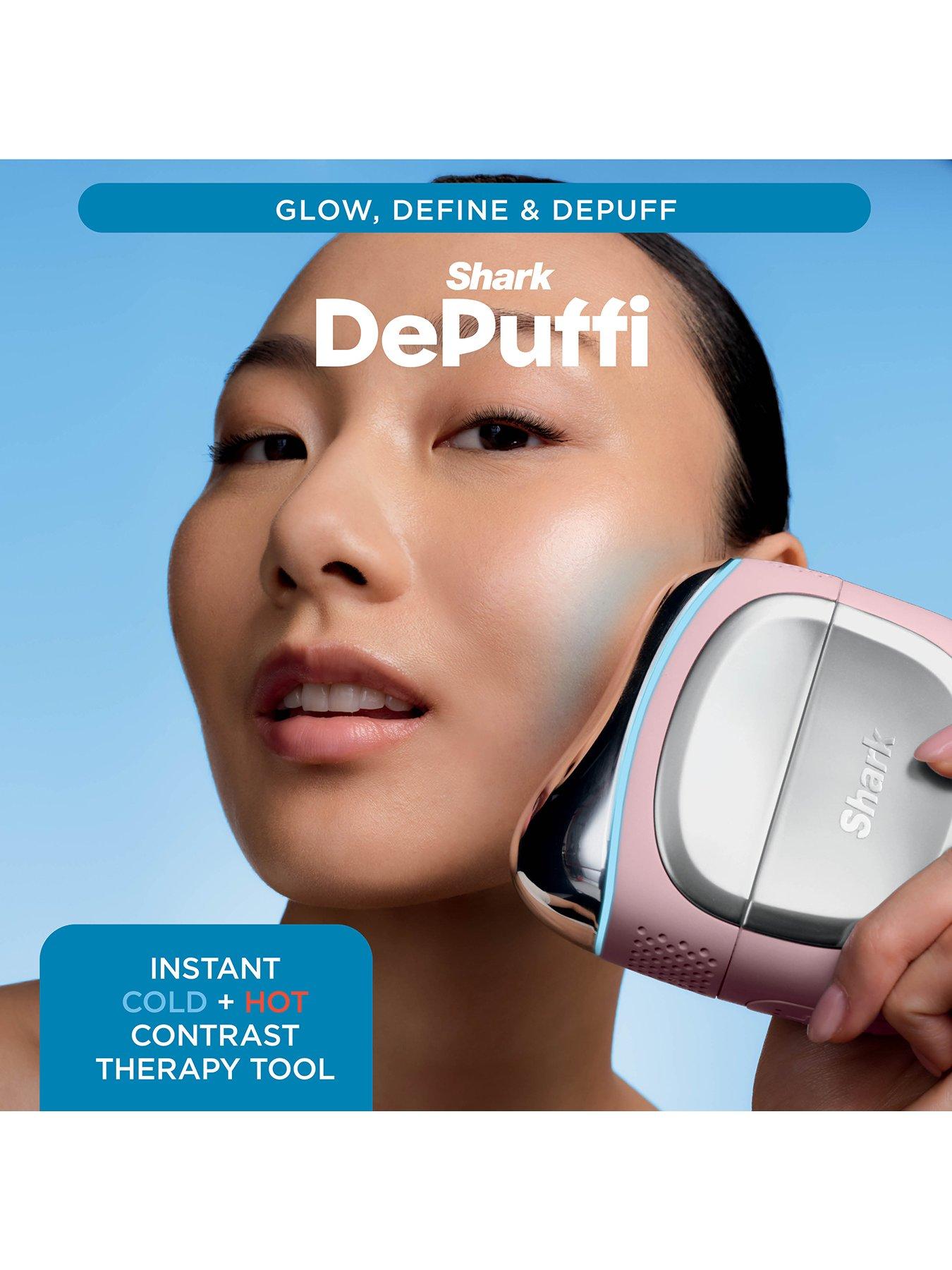 Image 5 of 6 of Shark Depuffi contrast therapy sculpting tool - Peony Pink