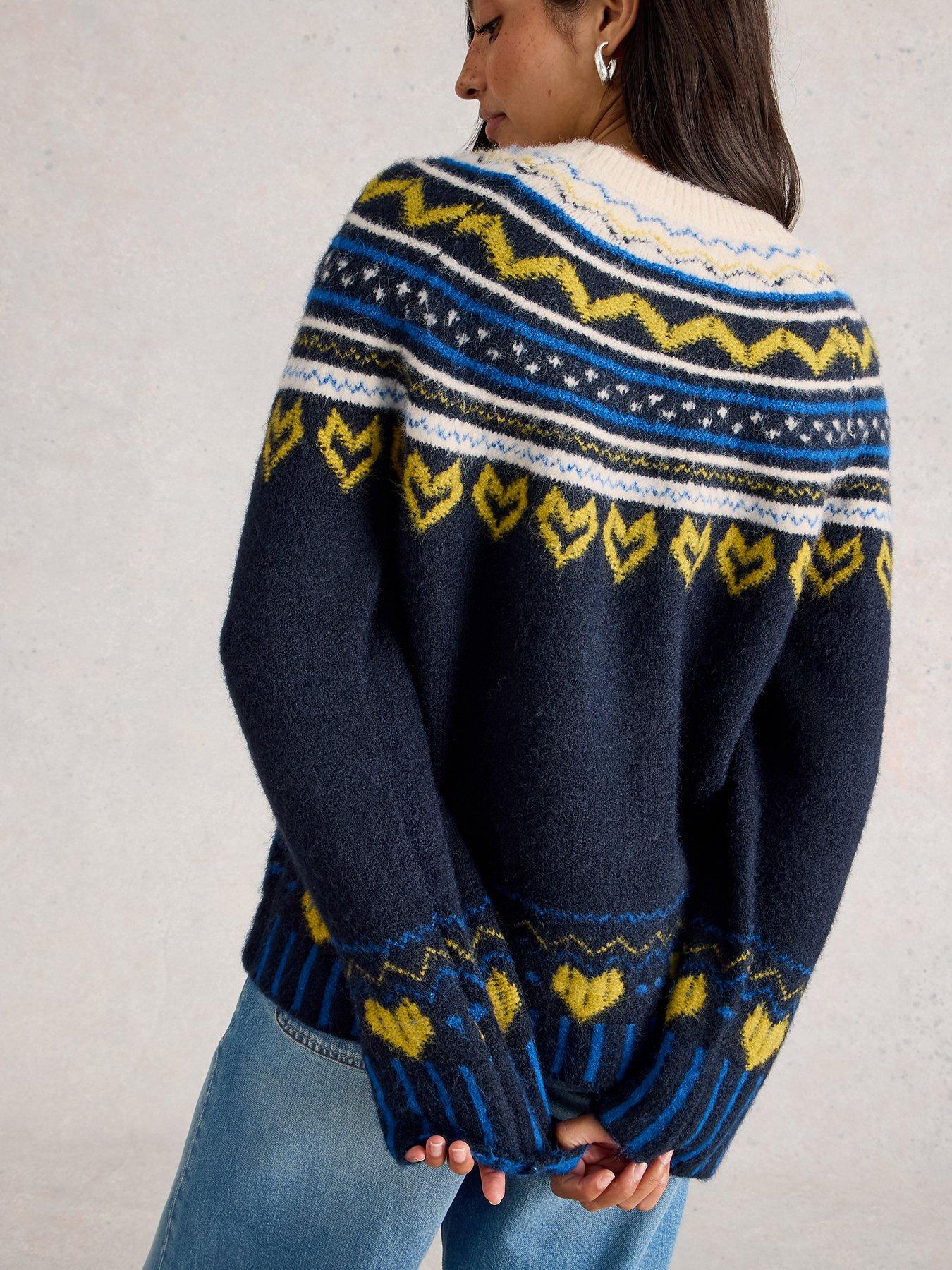  image of white-stuff-harriet-fairisle-jumper-blue