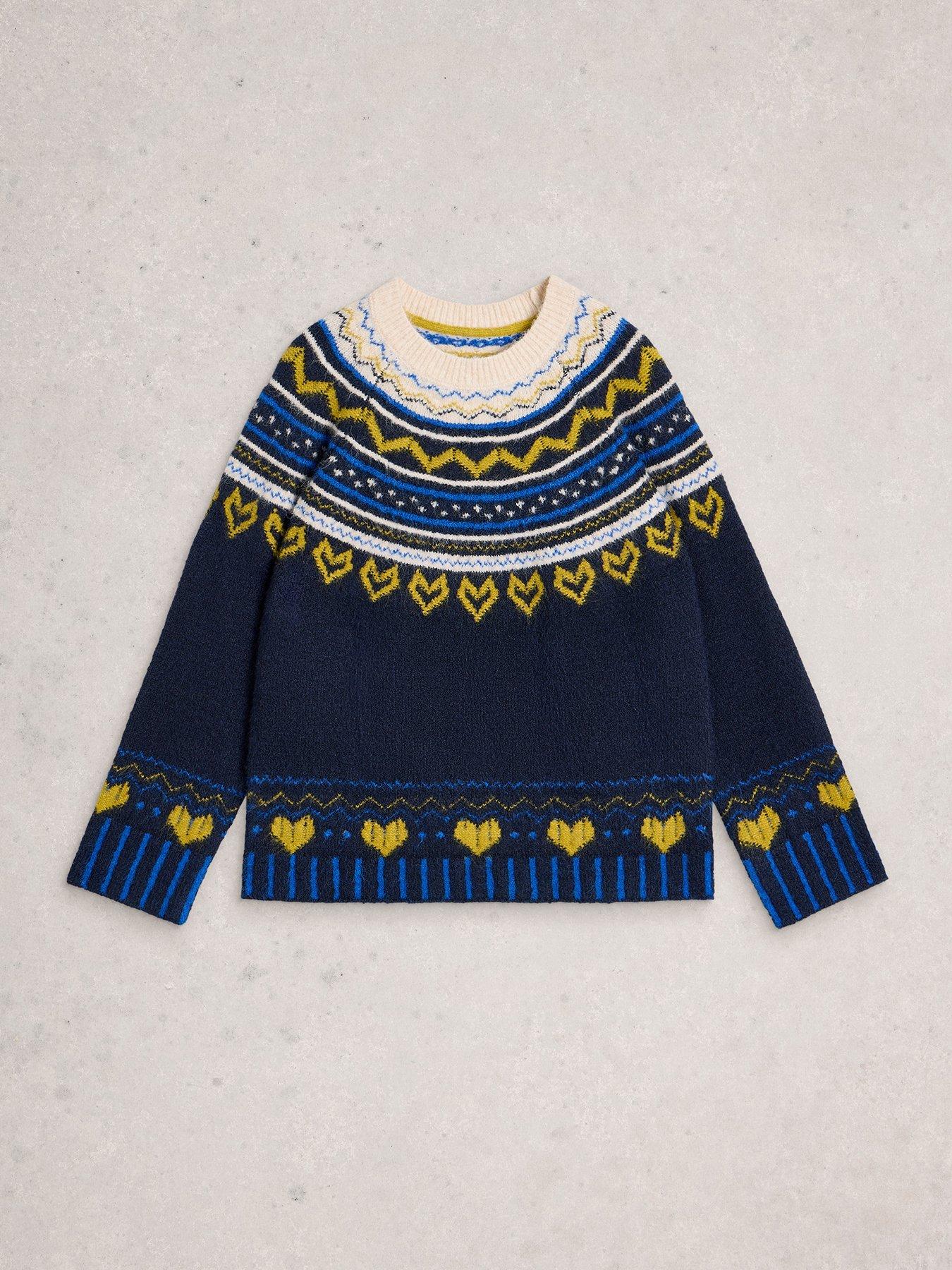  image of white-stuff-harriet-fairisle-jumper-blue