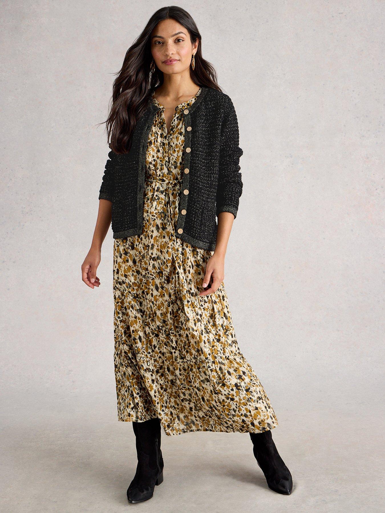 Image 3 of 6 of White Stuff Belle Sparkle Cardi - Black