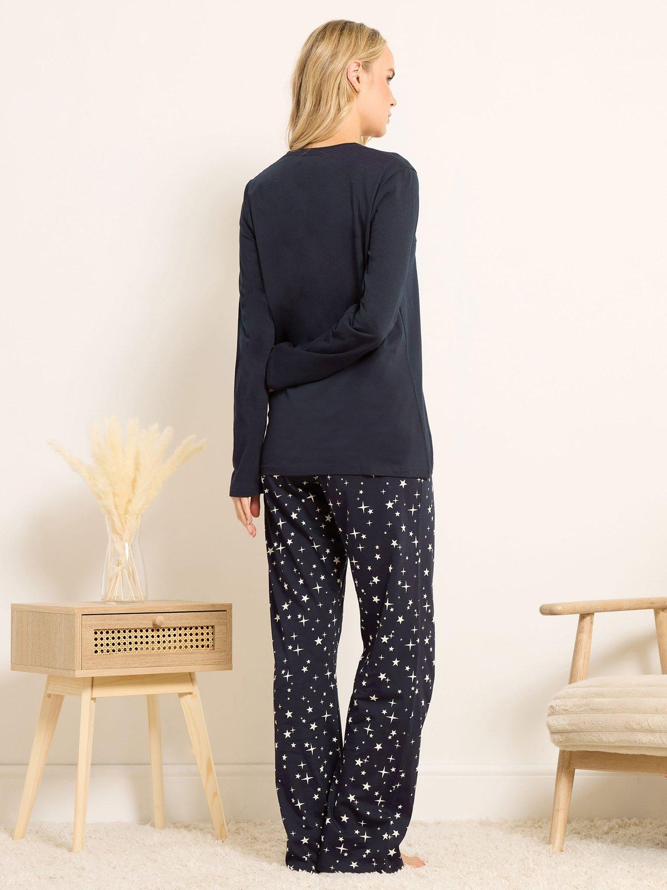  image of long-tall-sally-sleepy-season-pyjama-set-blue