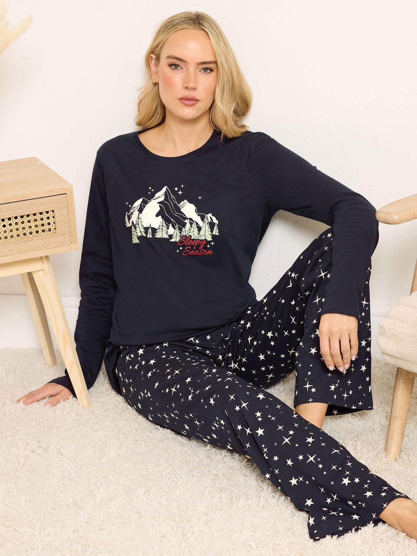  image of long-tall-sally-sleepy-season-pyjama-set-blue