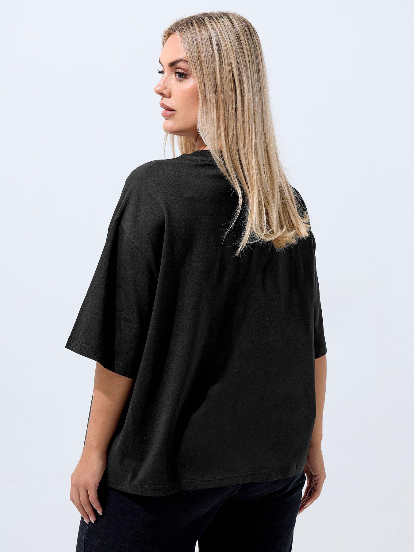  image of yours-curve-fortune-card-t-shirt-black