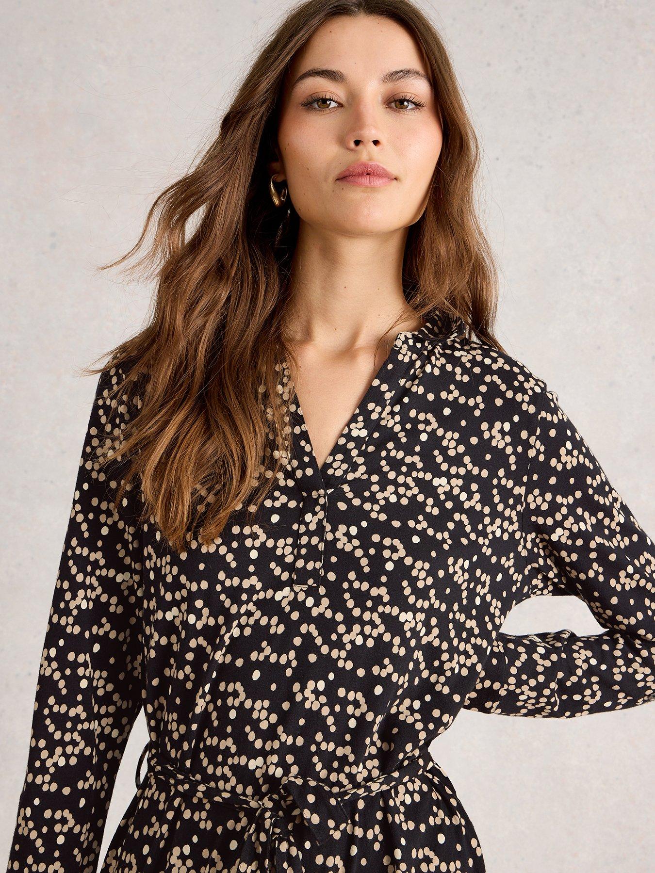  image of white-stuff-tina-jersey-dress-black