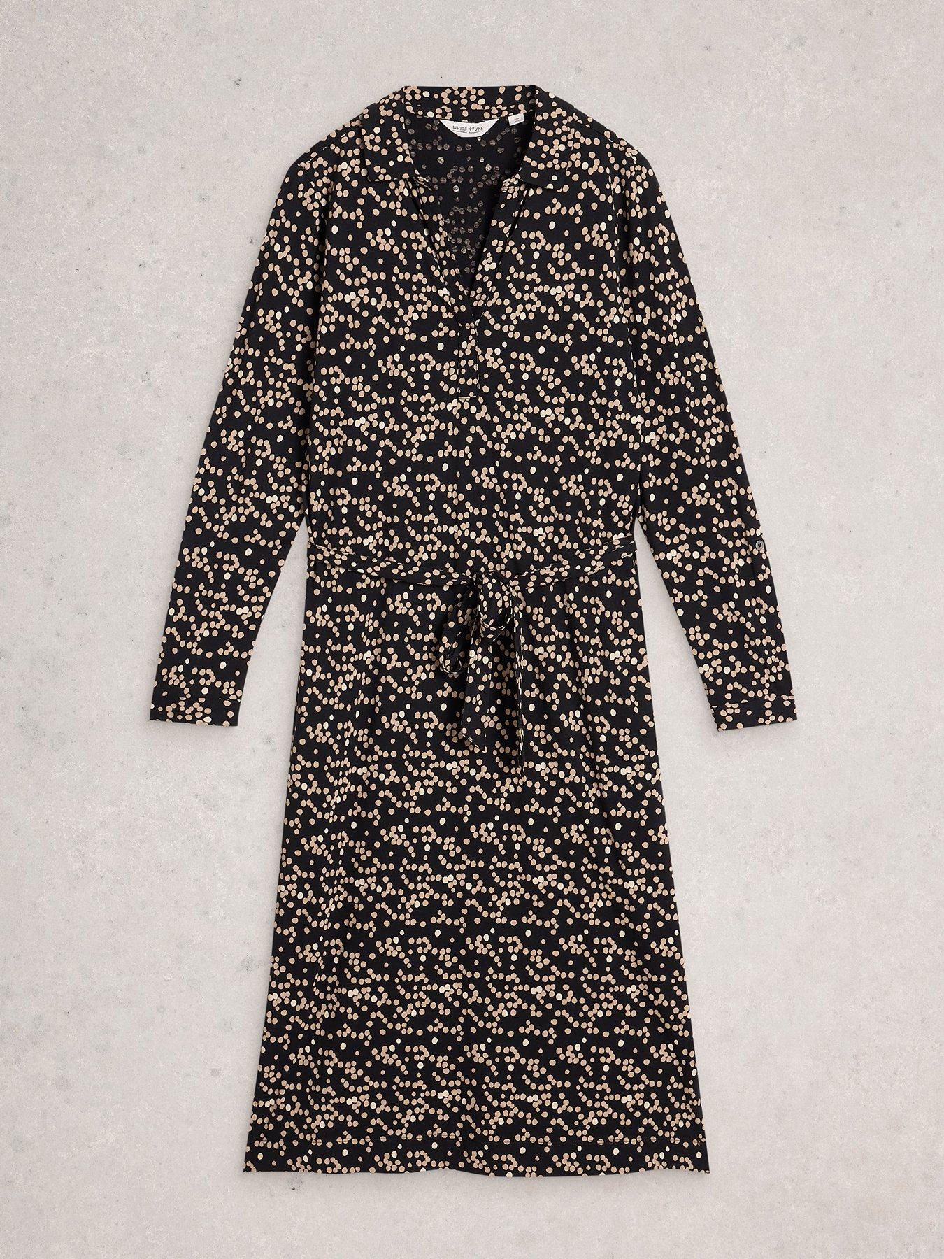  image of white-stuff-tina-jersey-dress-black