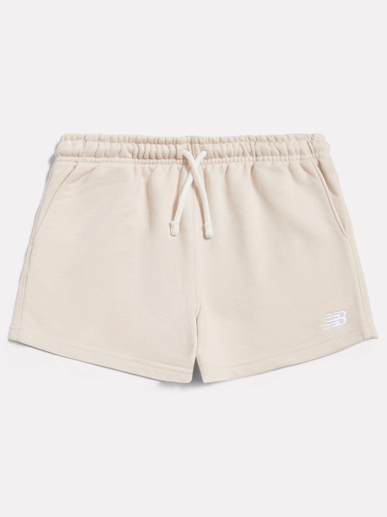 New Balance Junior Girls Flying NB Shorts - Beige