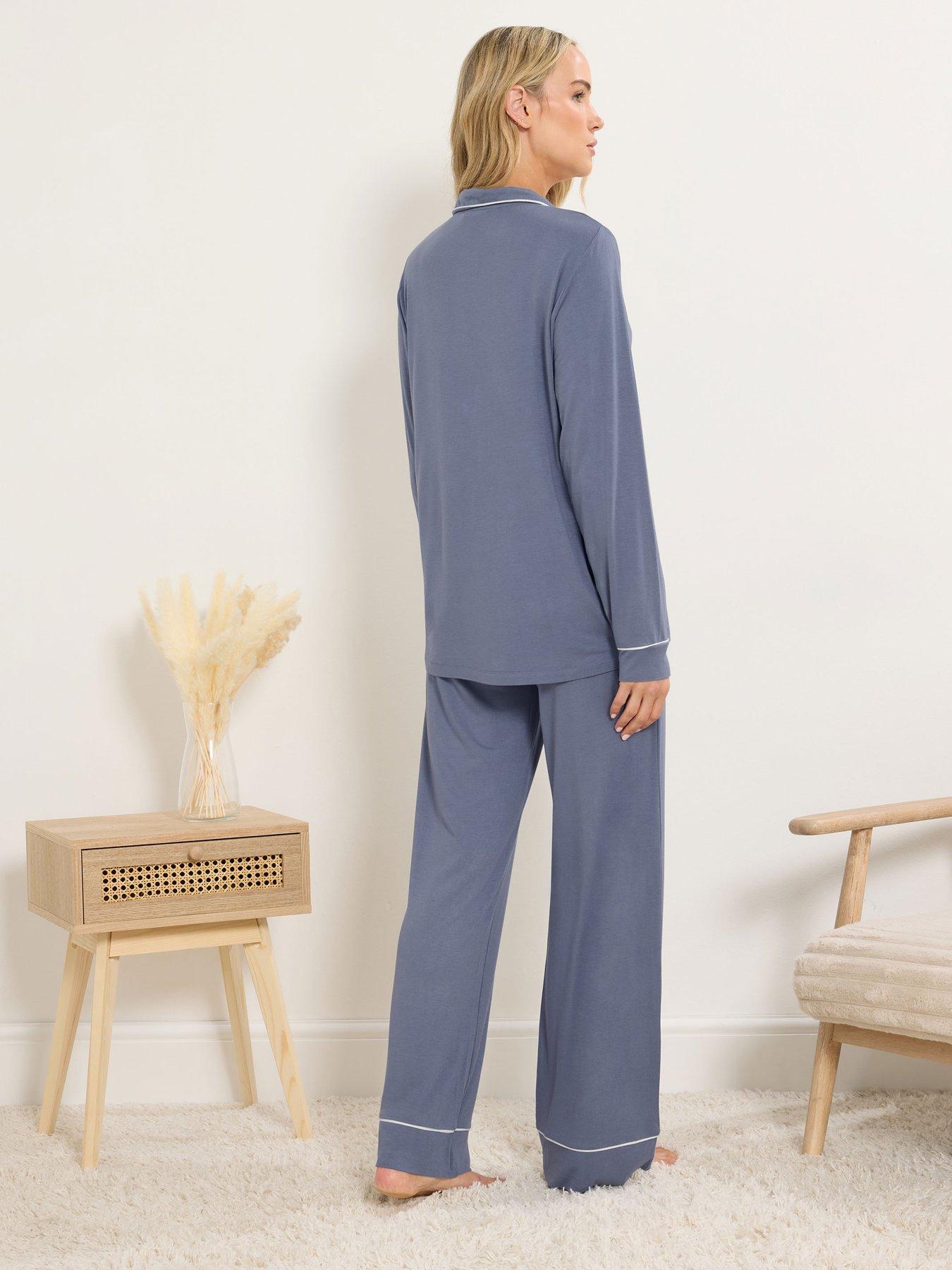 Image 2 of 4 of Long Tall Sally Tall Long Sleeve Pj Set - Blue