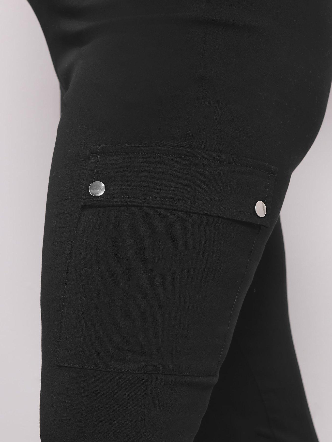  image of yours-curve-bengaline-cargo-jegging-black