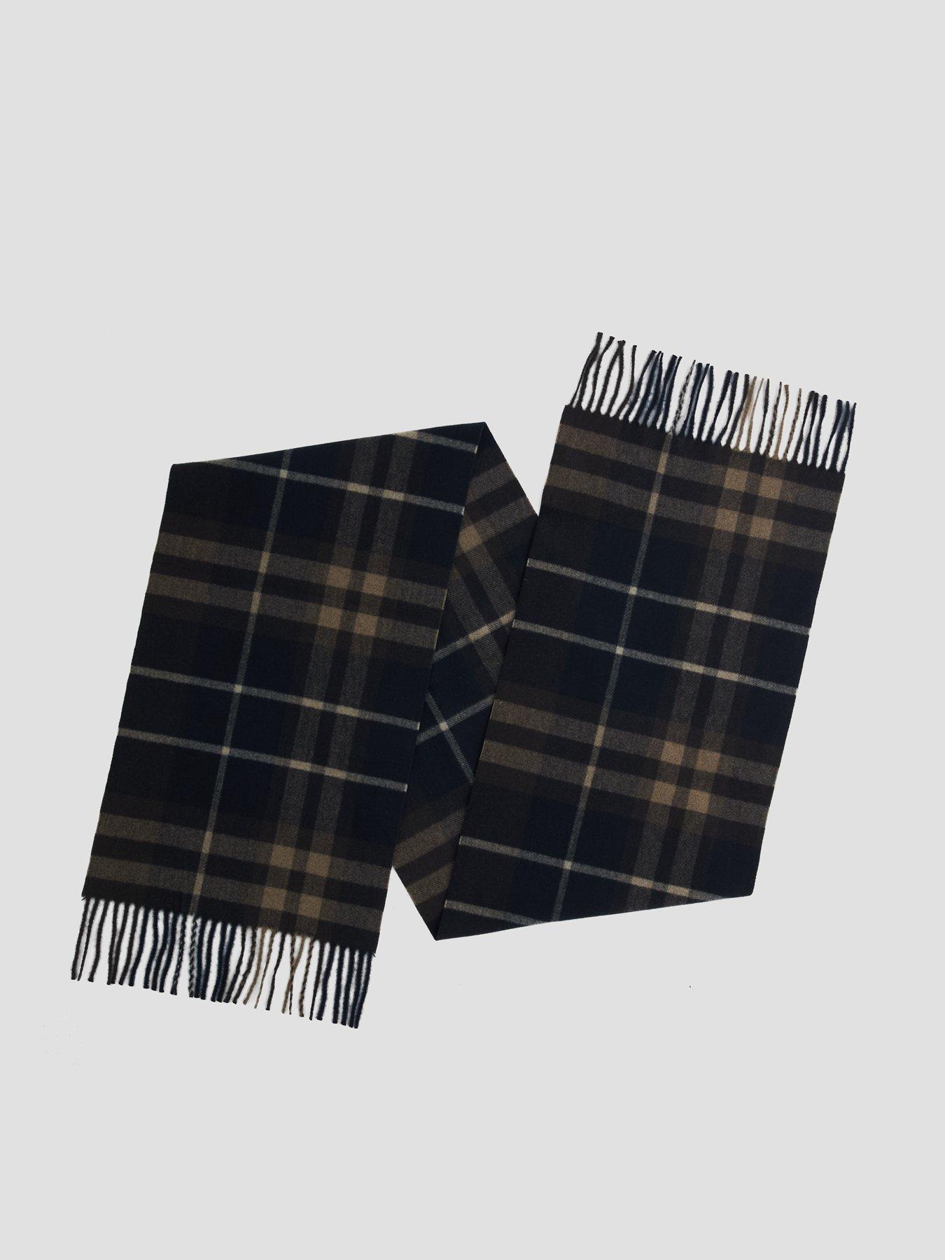  image of mango-oxford-scarf-navy