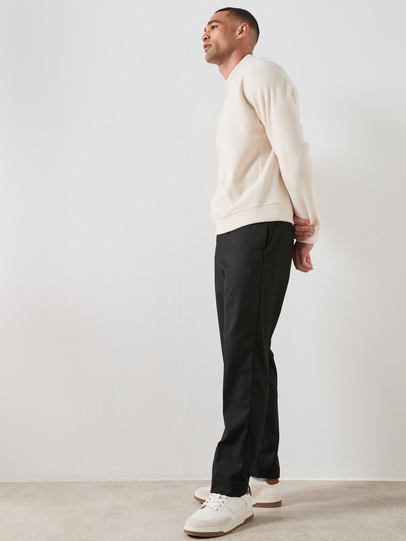 Image 5 of 6 of Mango Dover Trousers - Black