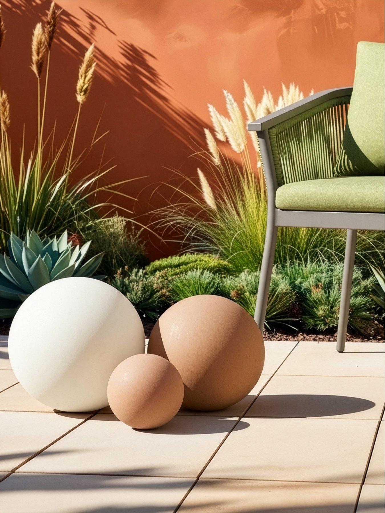 The Very Collection Set Of 3 Decorative Balls - Earthy