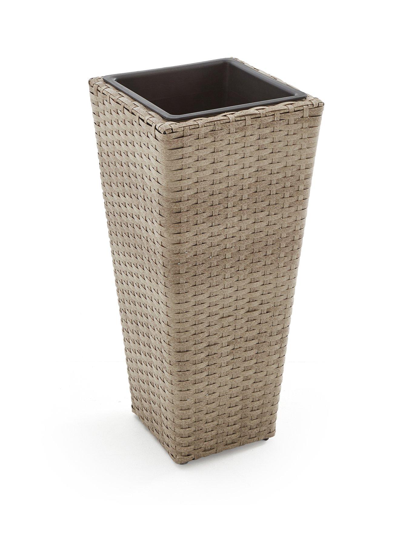 Image 1 of 4 of The Very Collection Calgary Rattan Effect Planter