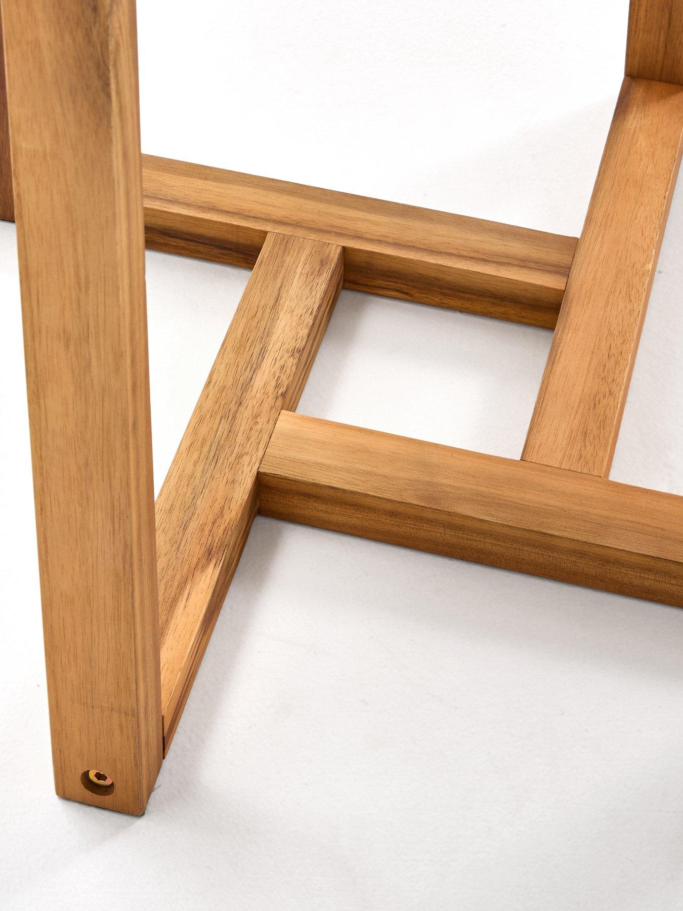 Image 3 of 5 of The Very Collection Garden Wood Side Table 50cm