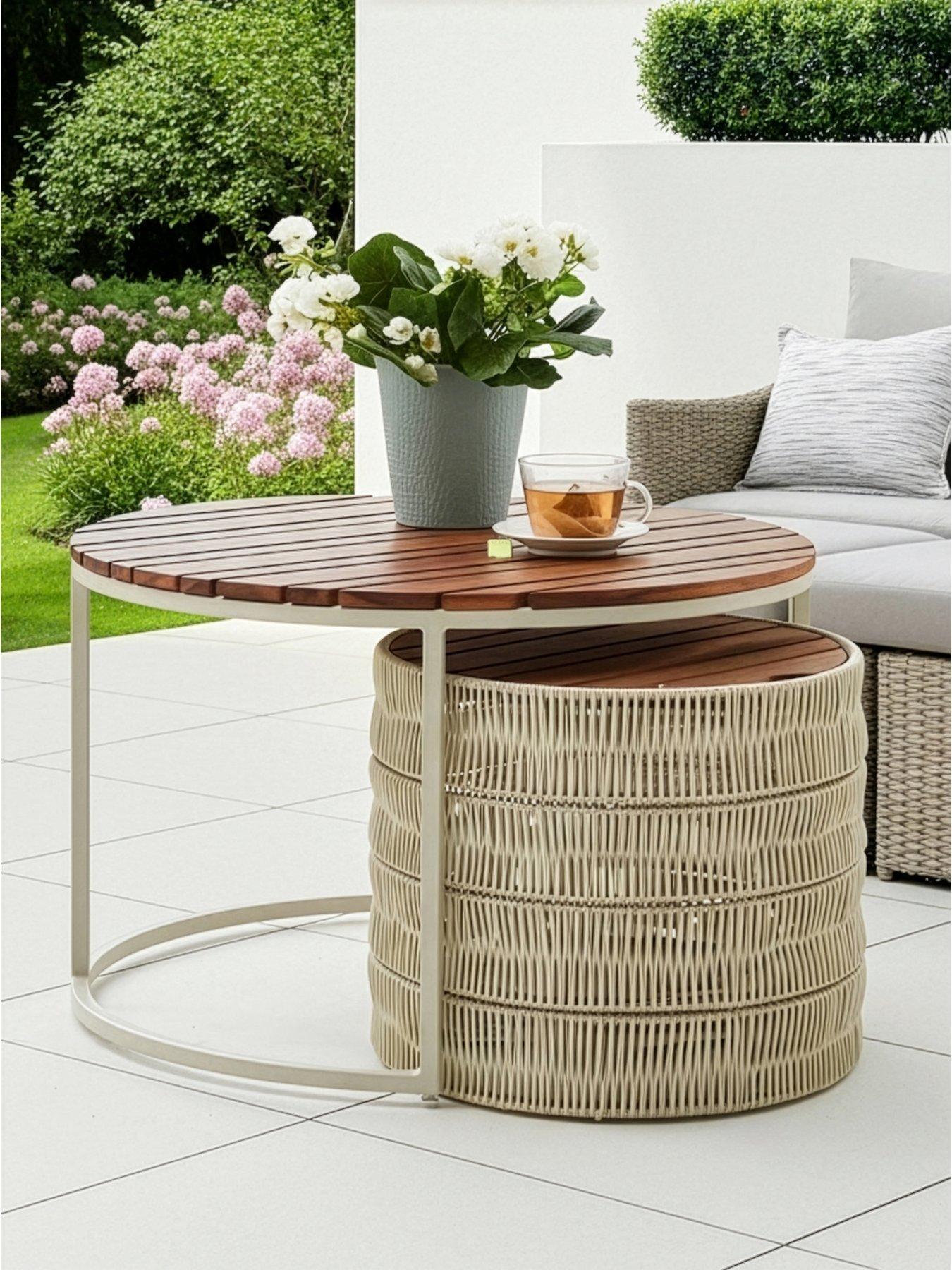 Image 1 of 7 of The Very Collection Tenby Nesting Tables (Set of&nbsp;2)