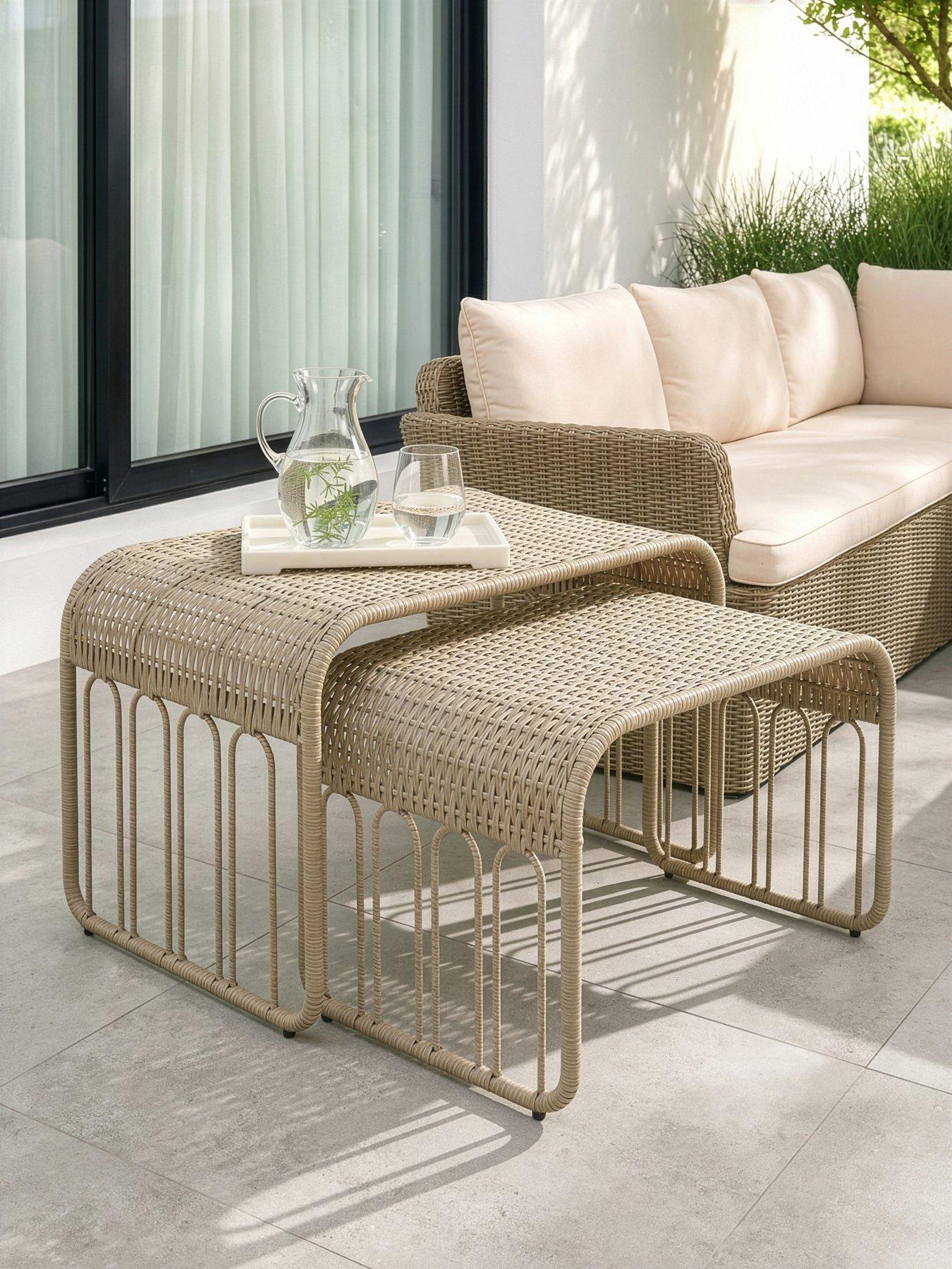 The Very Collection Albany Nested Garden Tables (Set of 2)