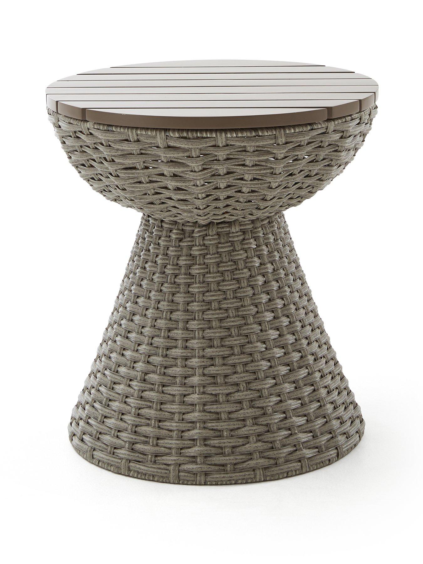 Image 2 of 5 of The Very Collection Antigua Rattan Side Table