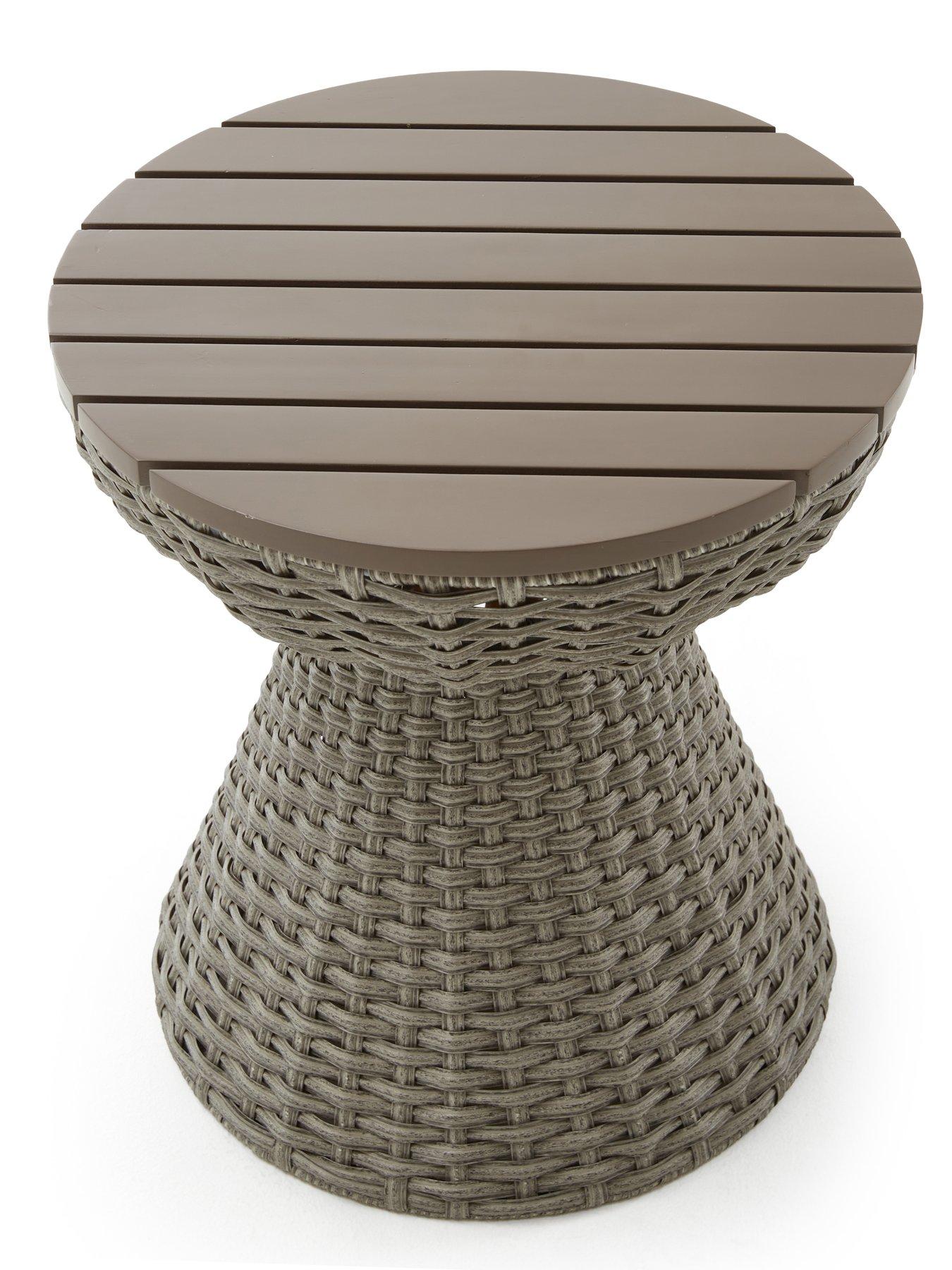 Image 3 of 5 of The Very Collection Antigua Rattan Side Table