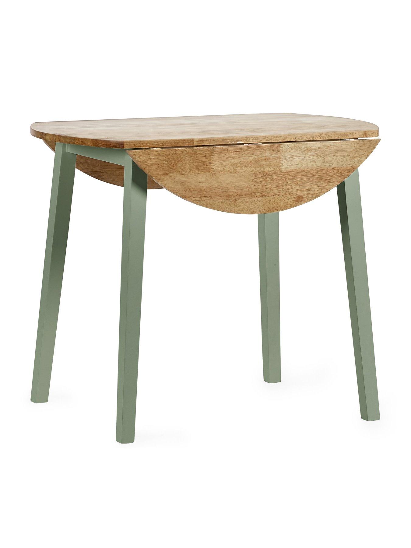Image 3 of 7 of Julian Bowen Linwood Round Drop Leaf Table