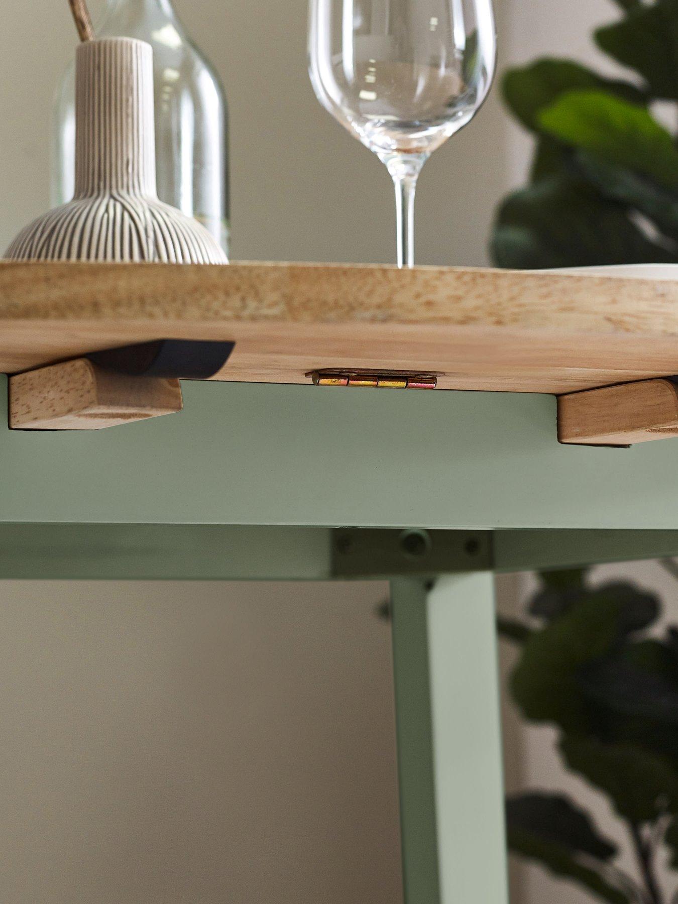 Image 5 of 7 of Julian Bowen Linwood Round Drop Leaf Table