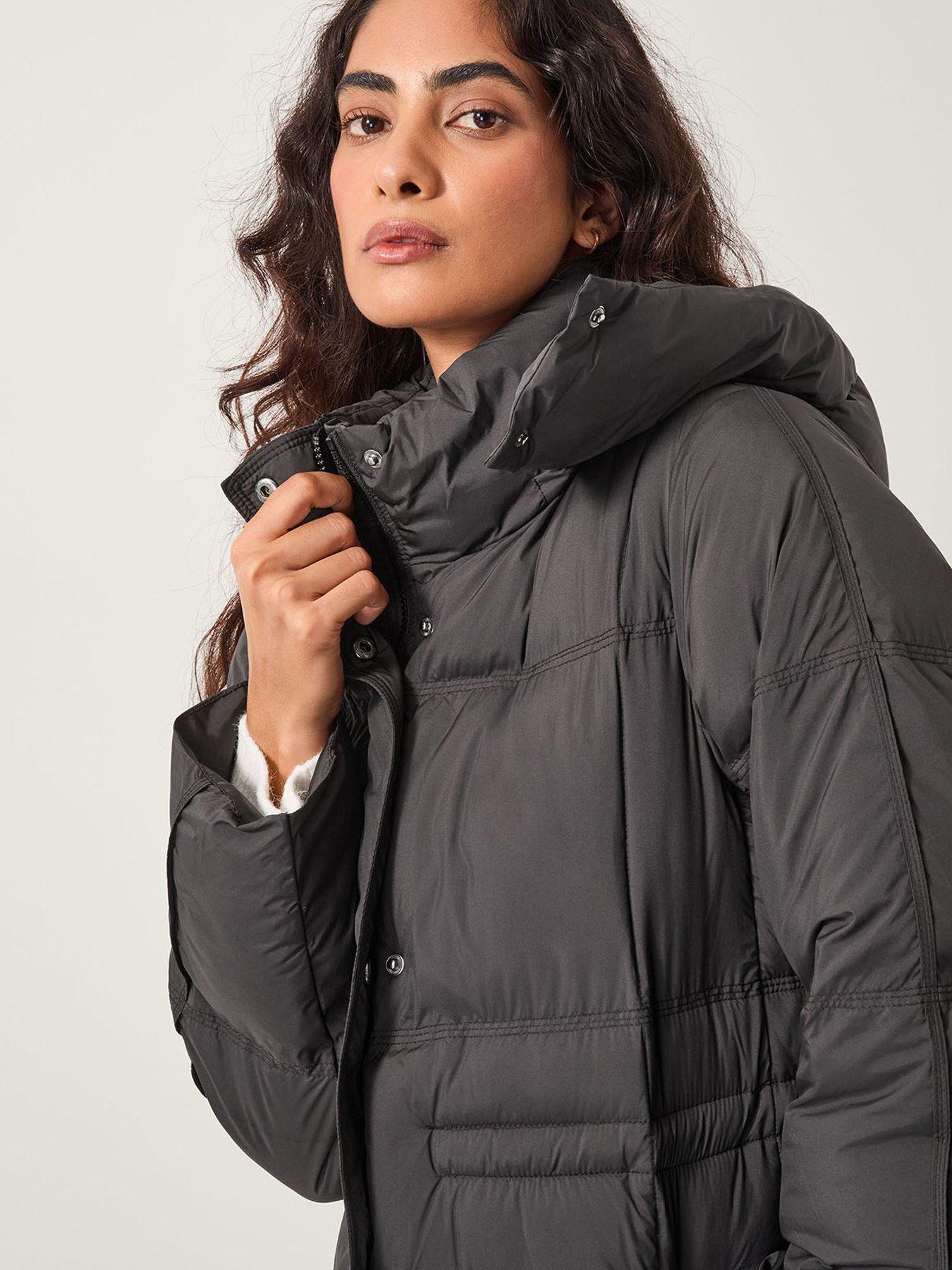  image of monsoon-molly-padded-coat-black