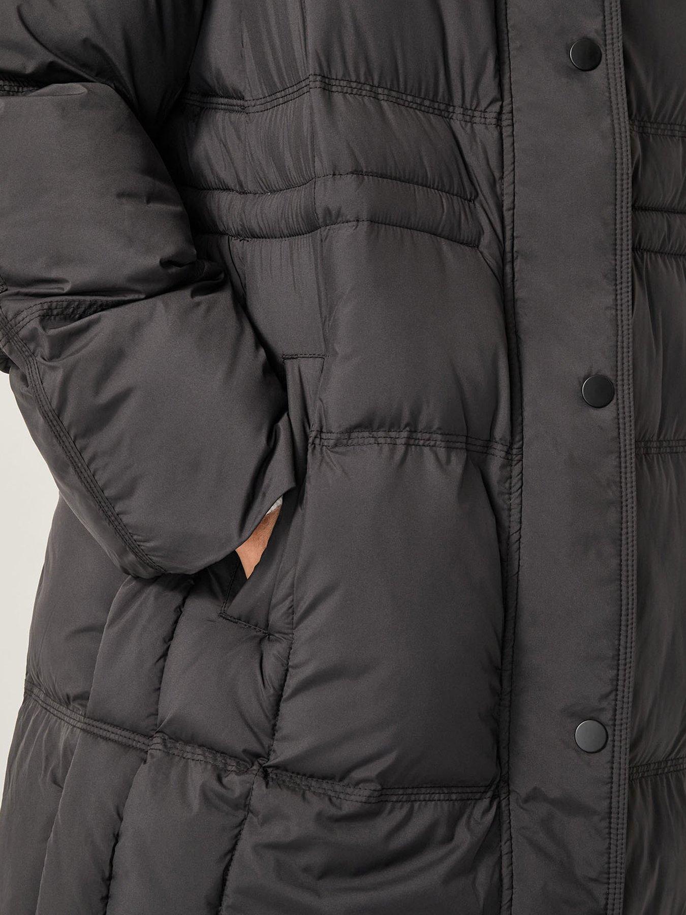  image of monsoon-molly-padded-coat-black