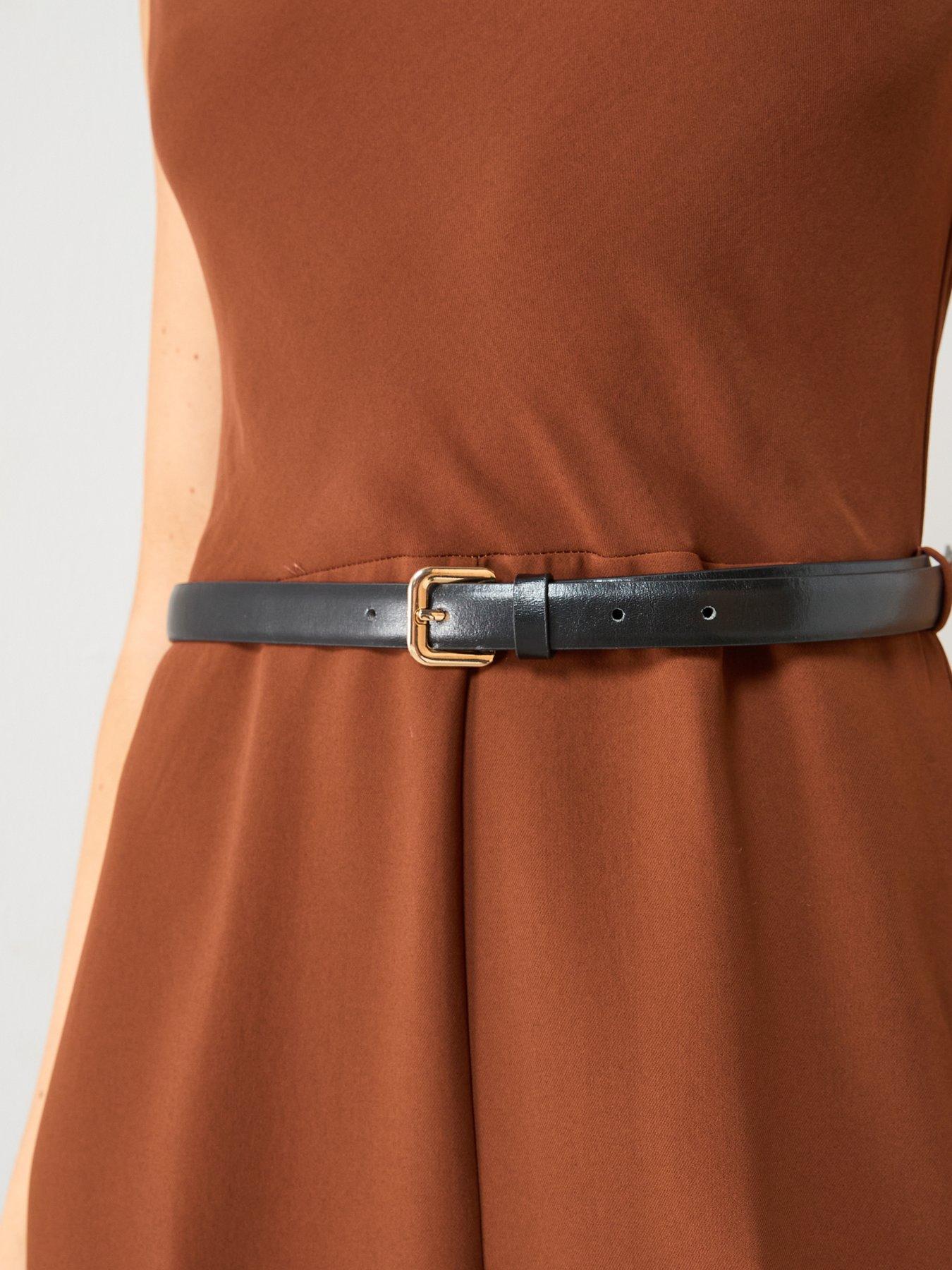 Image 5 of 6 of Mango Tailored Jumpsuit - Rust