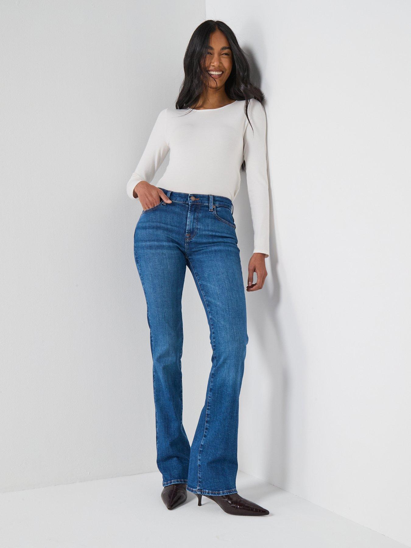 Image 6 of 6 of 7 FOR ALL MANKIND Slim Illusion Bootcut Jeans - Blue