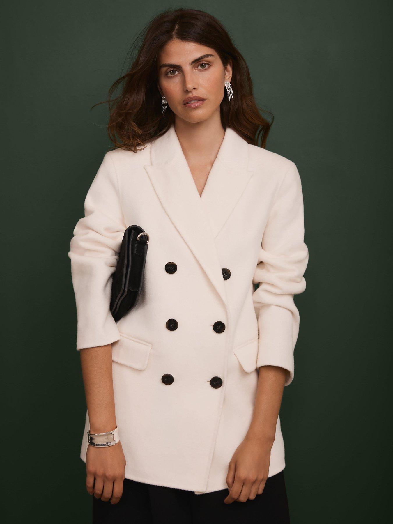 Mint Velvet Hand Finished Blazer - White