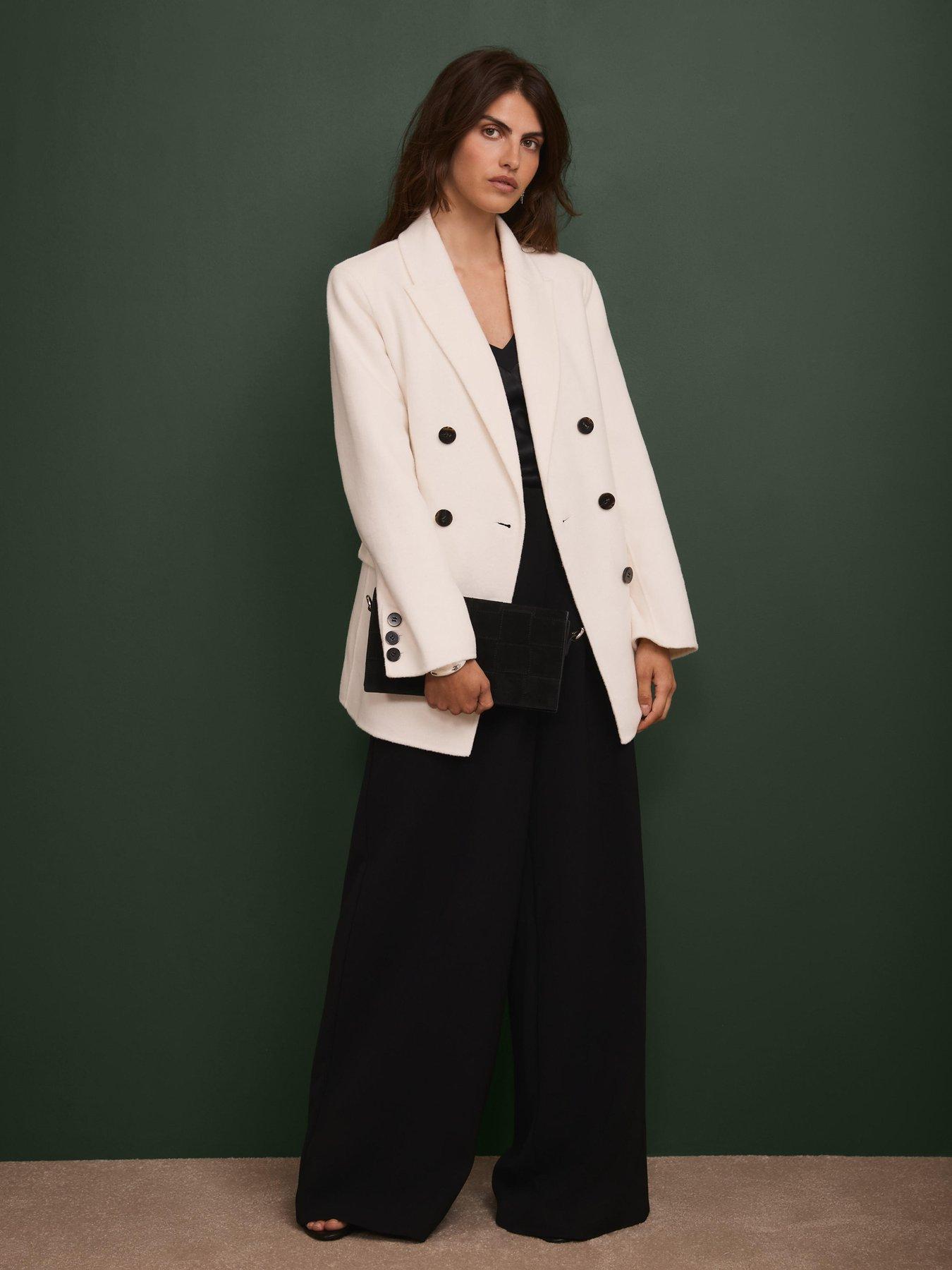 stillFront image of mint-velvet-hand-finished-blazer-white