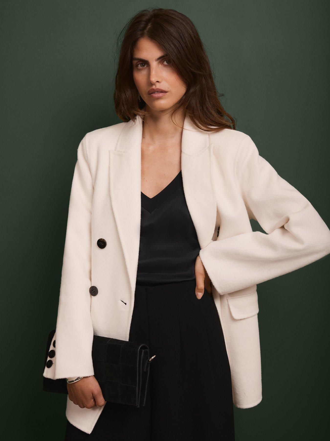  image of mint-velvet-hand-finished-blazer-white