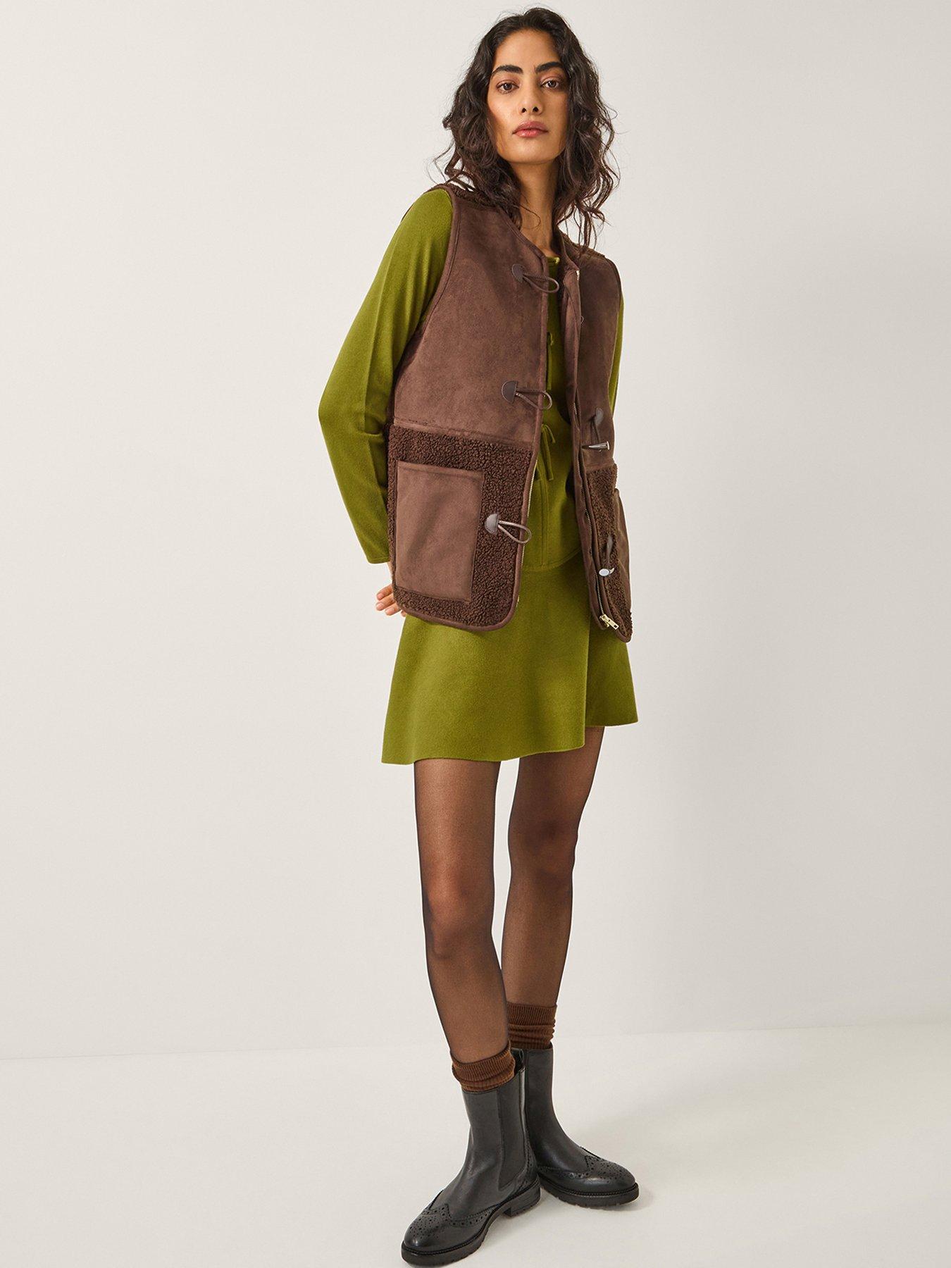  image of monsoon-bayle-bow-knit-dress-green