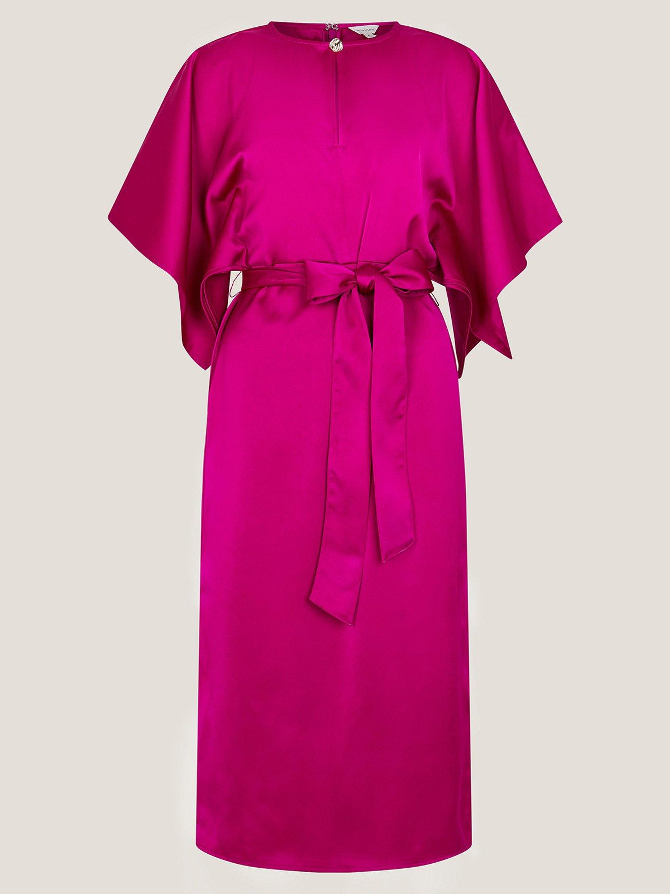  image of monsoon-kara-kimono-dress-purple