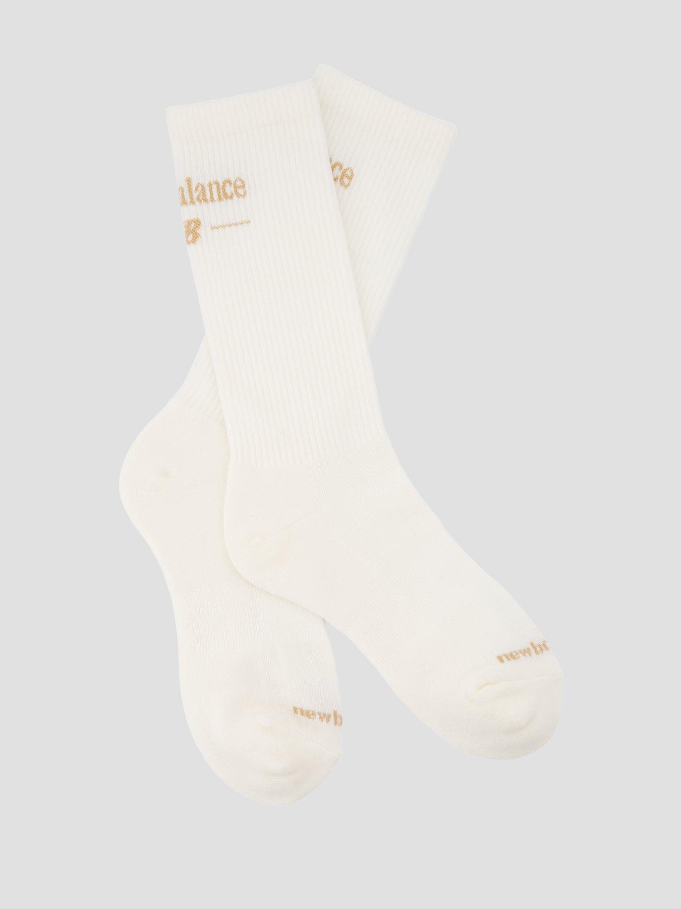 Image 2 of 3 of New Balance Back Script Crew Socks 3 Pack - Multi